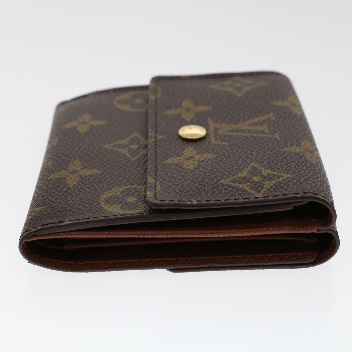 LOUIS VUITTON Monogram Porte Monnaie Bier Cartes Crdit Wallet M61652 LV am4717