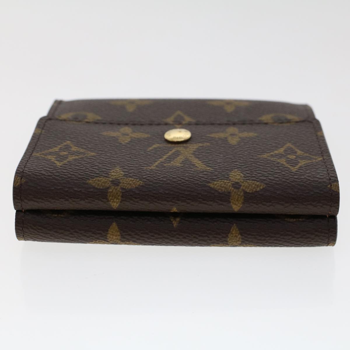 LOUIS VUITTON Monogram Porte Monnaie Bier Cartes Crdit Wallet M61652 LV am4717