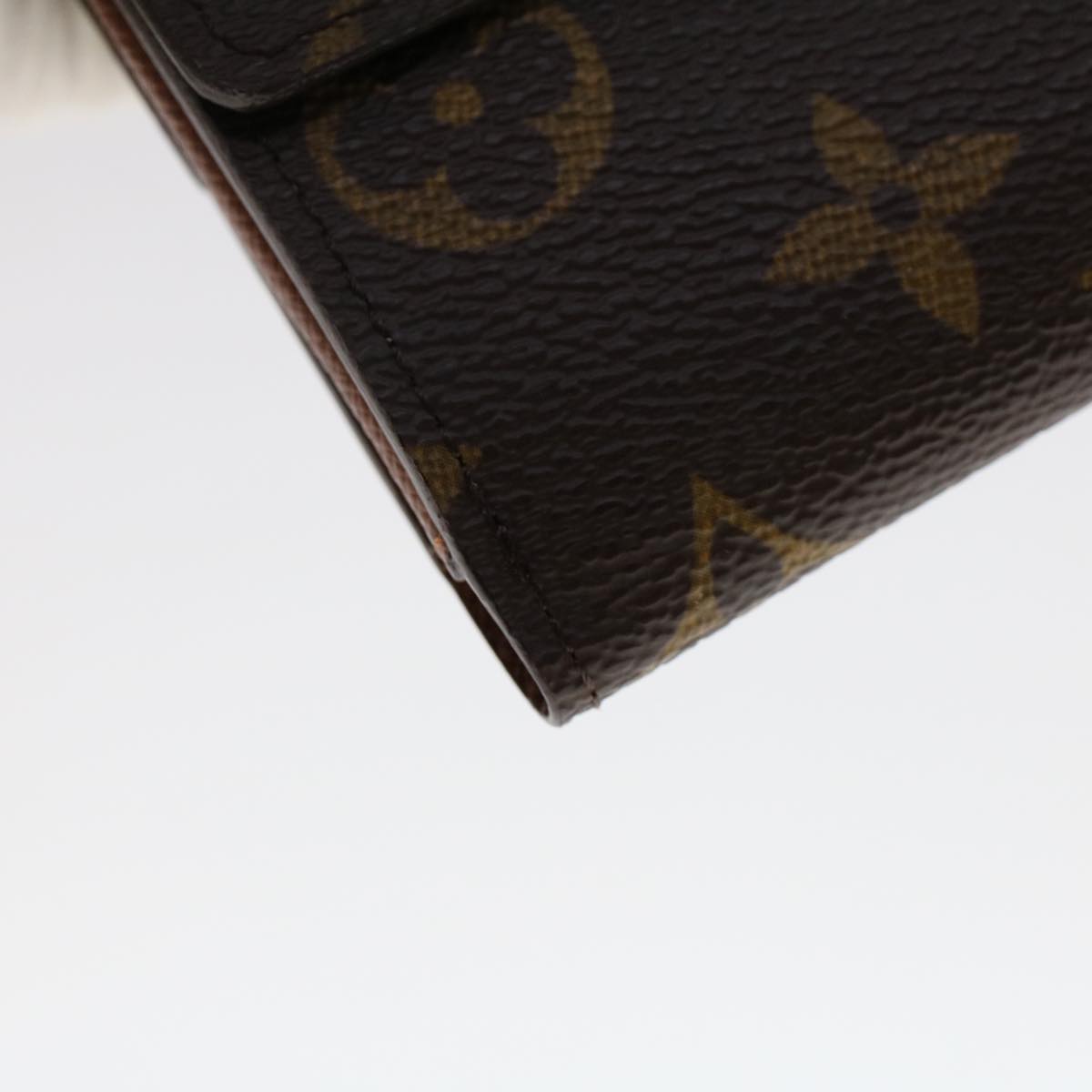 LOUIS VUITTON Monogram Porte Monnaie Bier Cartes Crdit Wallet M61652 LV am4717