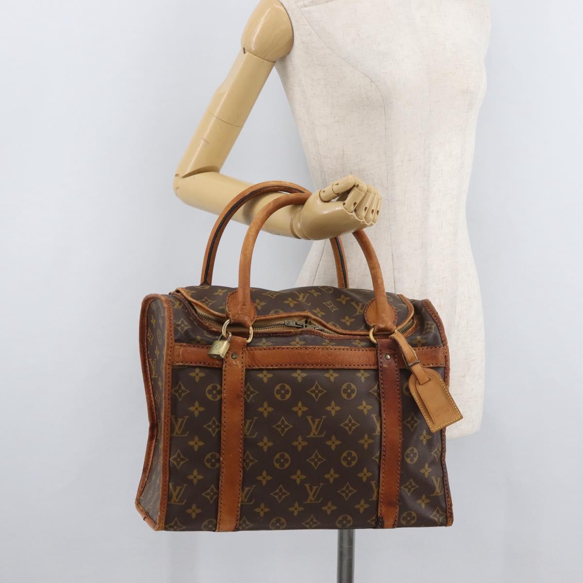 LOUIS VUITTON Monogram Sac Shan 40 Boston Bag M42024 LV Auth am4746