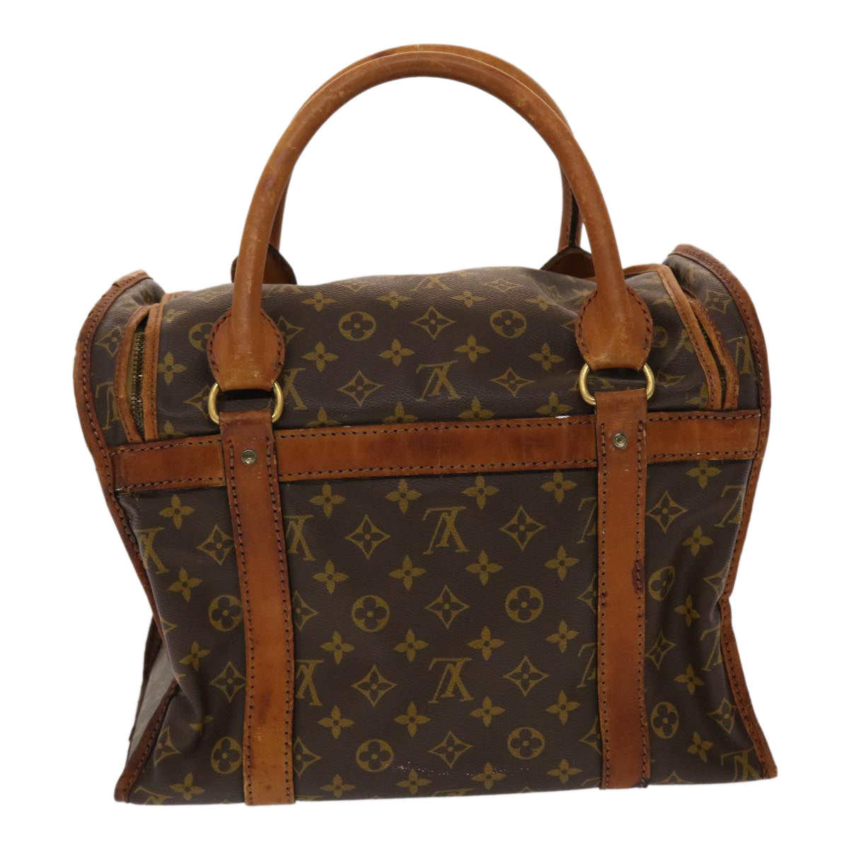 LOUIS VUITTON Monogram Sac Shan 40 Boston Bag M42024 LV Auth am4746