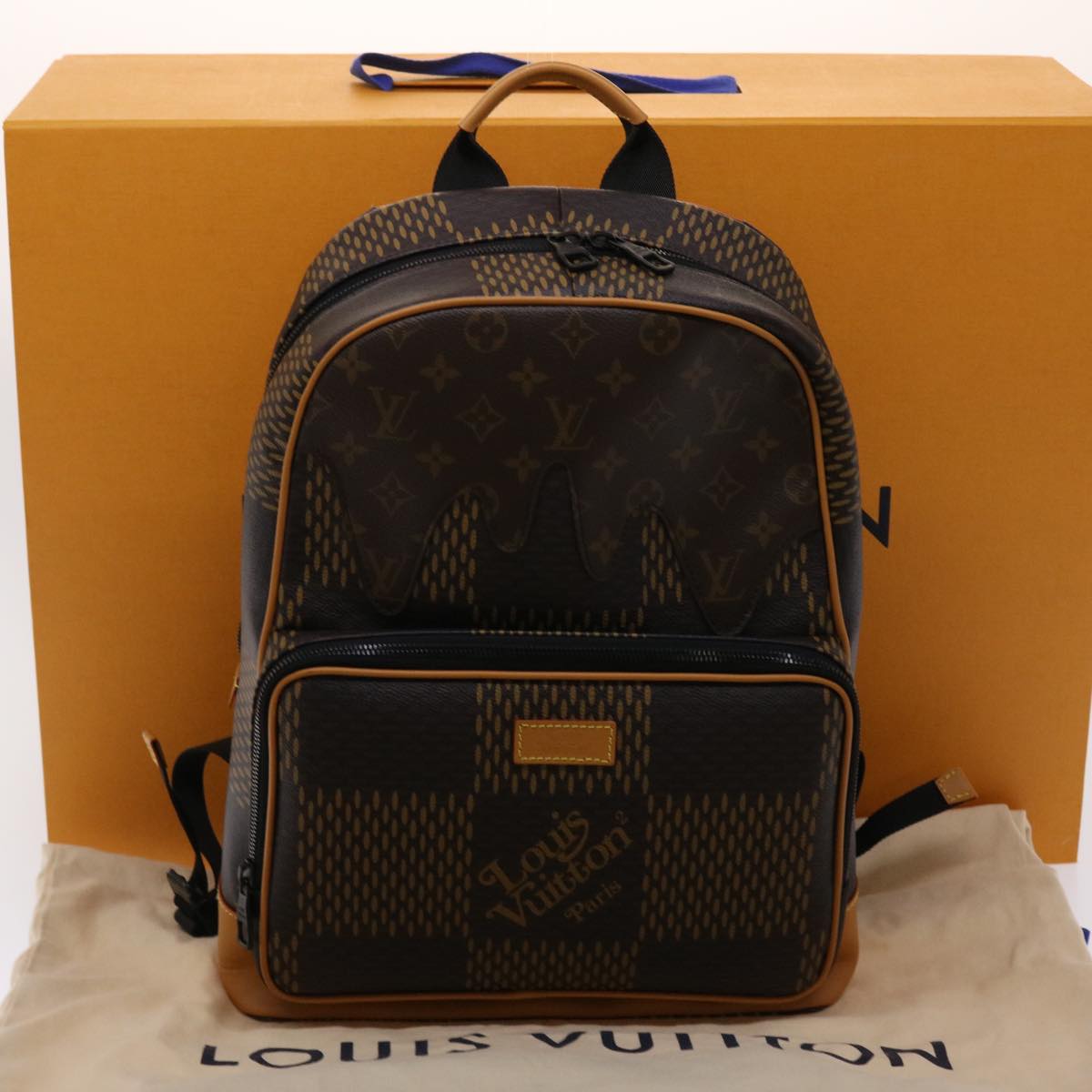 LOUIS VUITTON Damier Giant NIGO Campus Backpack N40380 LV Auth am4753A