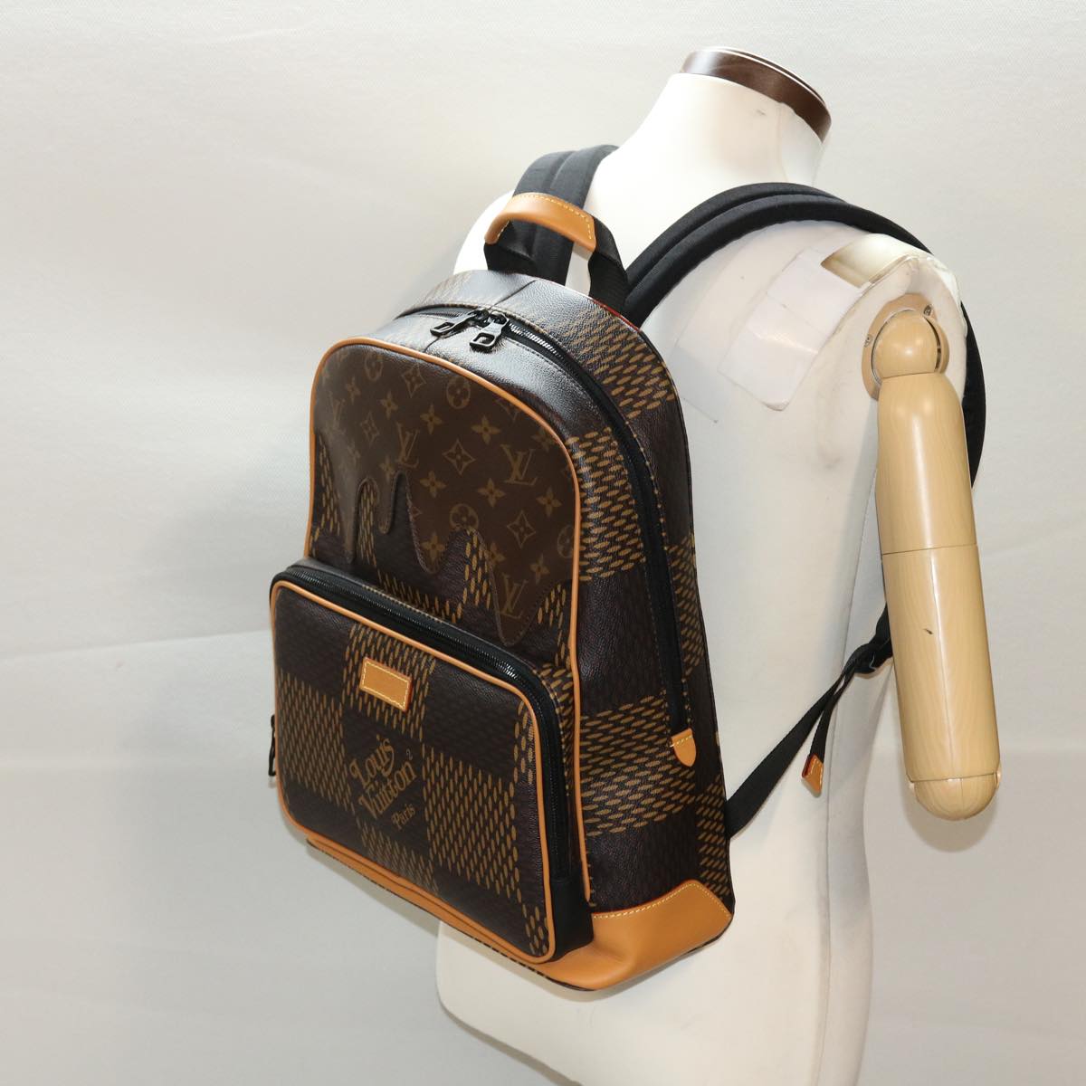 LOUIS VUITTON Damier Giant NIGO Campus Backpack N40380 LV Auth am4753A