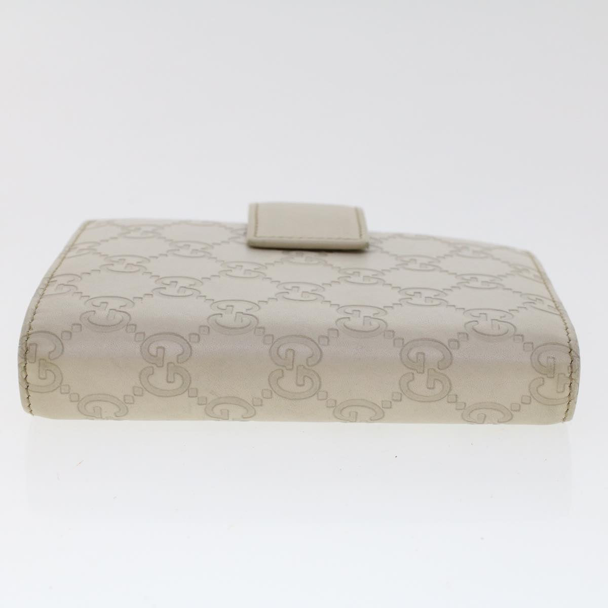 GUCCI GG Canvas Guccissima Day Planner Cover White 115240 Auth am4764