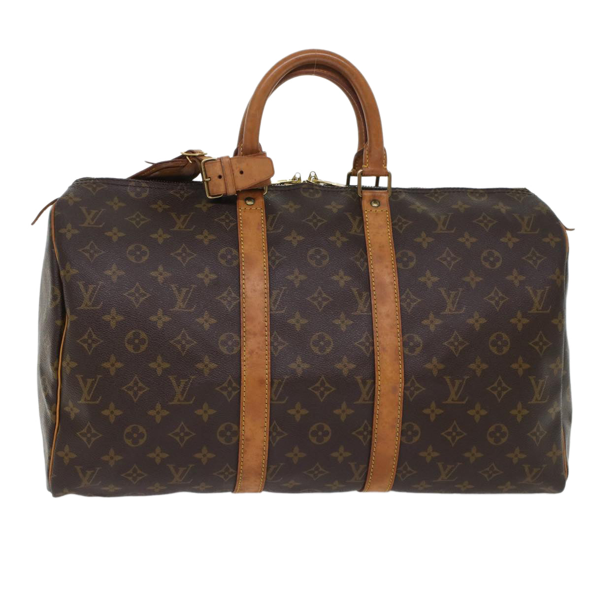 LOUIS VUITTON Monogram Keepall 45 Boston Bag M41428 LV Auth am4772