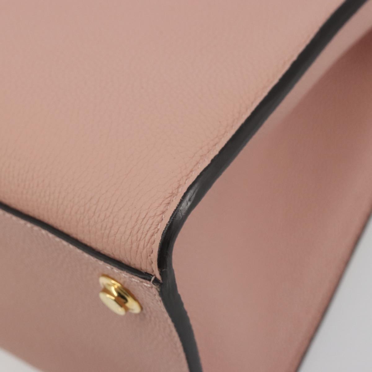 LOUIS VUITTON City Steamer MM Hand Bag Leather 2way Pink M53019 LV Auth am479b