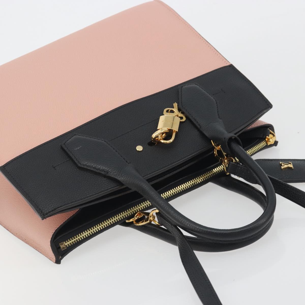 LOUIS VUITTON City Steamer MM Hand Bag Leather 2way Pink M53019 LV Auth am479b