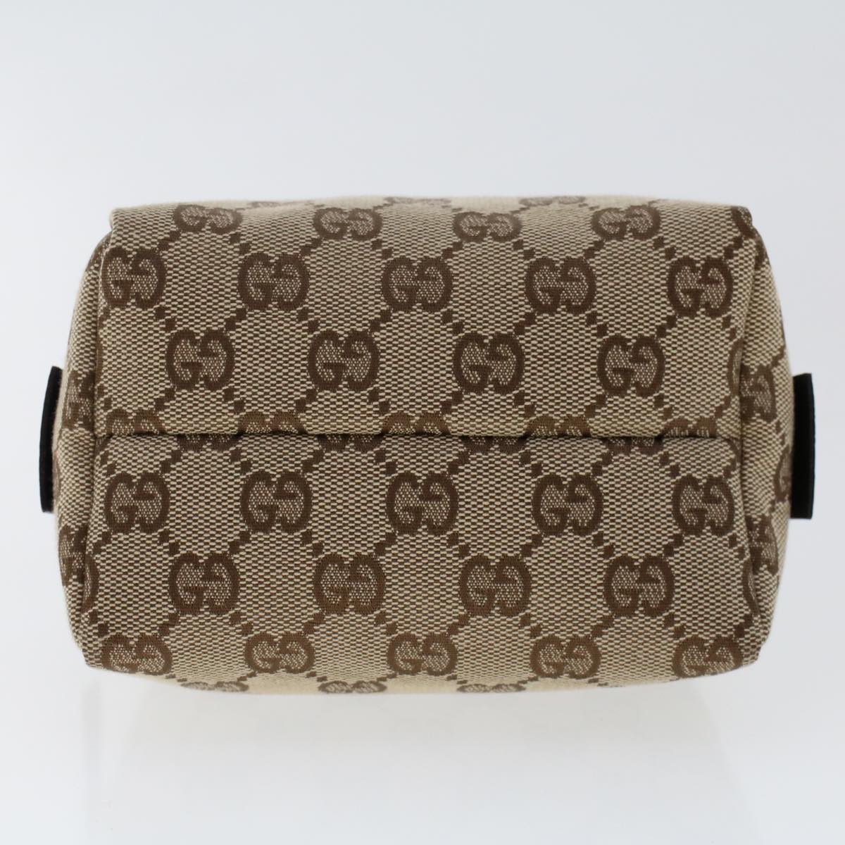 GUCCI GG Canvas Pouch Beige 124541 Auth am4809