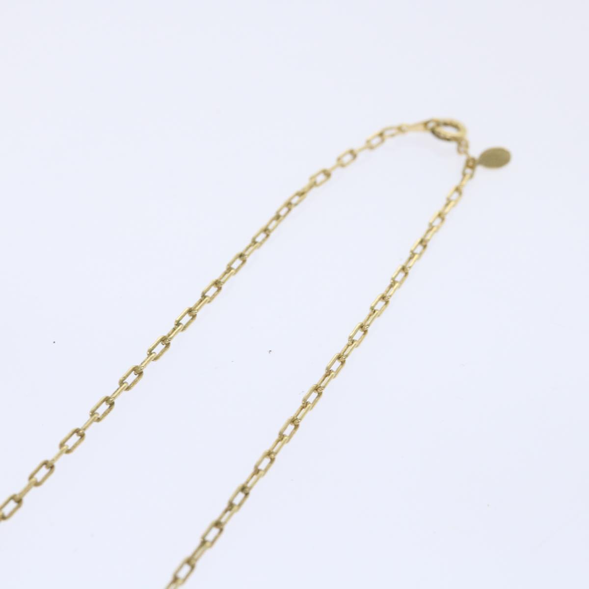 GIVENCHY Necklace Metal Gold Tone Auth am4866