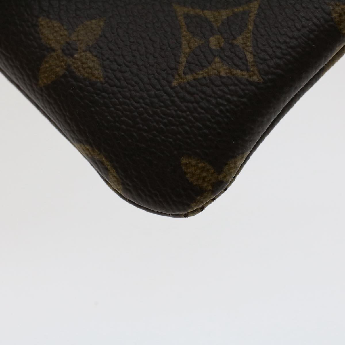 LOUIS VUITTON Monogram Pochette Cles Coin Purse M62650 LV Auth am4882