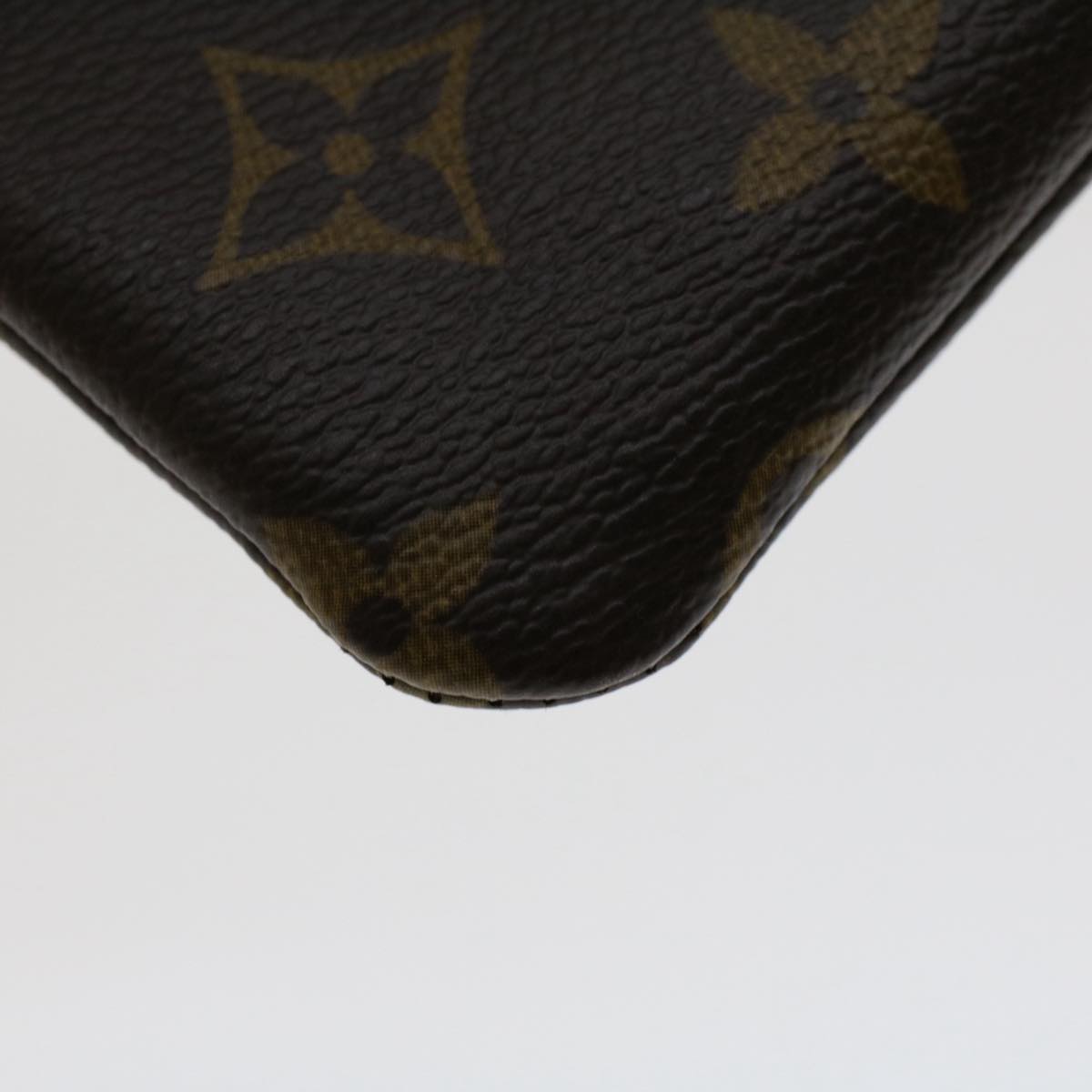 LOUIS VUITTON Monogram Pochette Cles Coin Purse M62650 LV Auth am4882