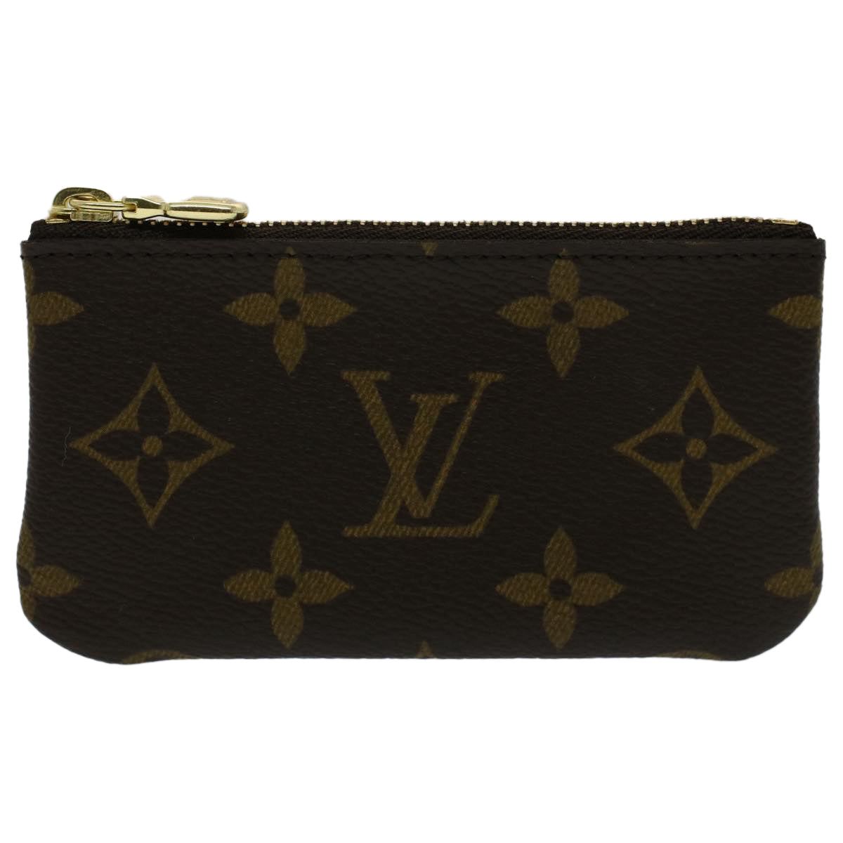 LOUIS VUITTON Monogram Pochette Cles Coin Purse M62650 LV Auth am4882