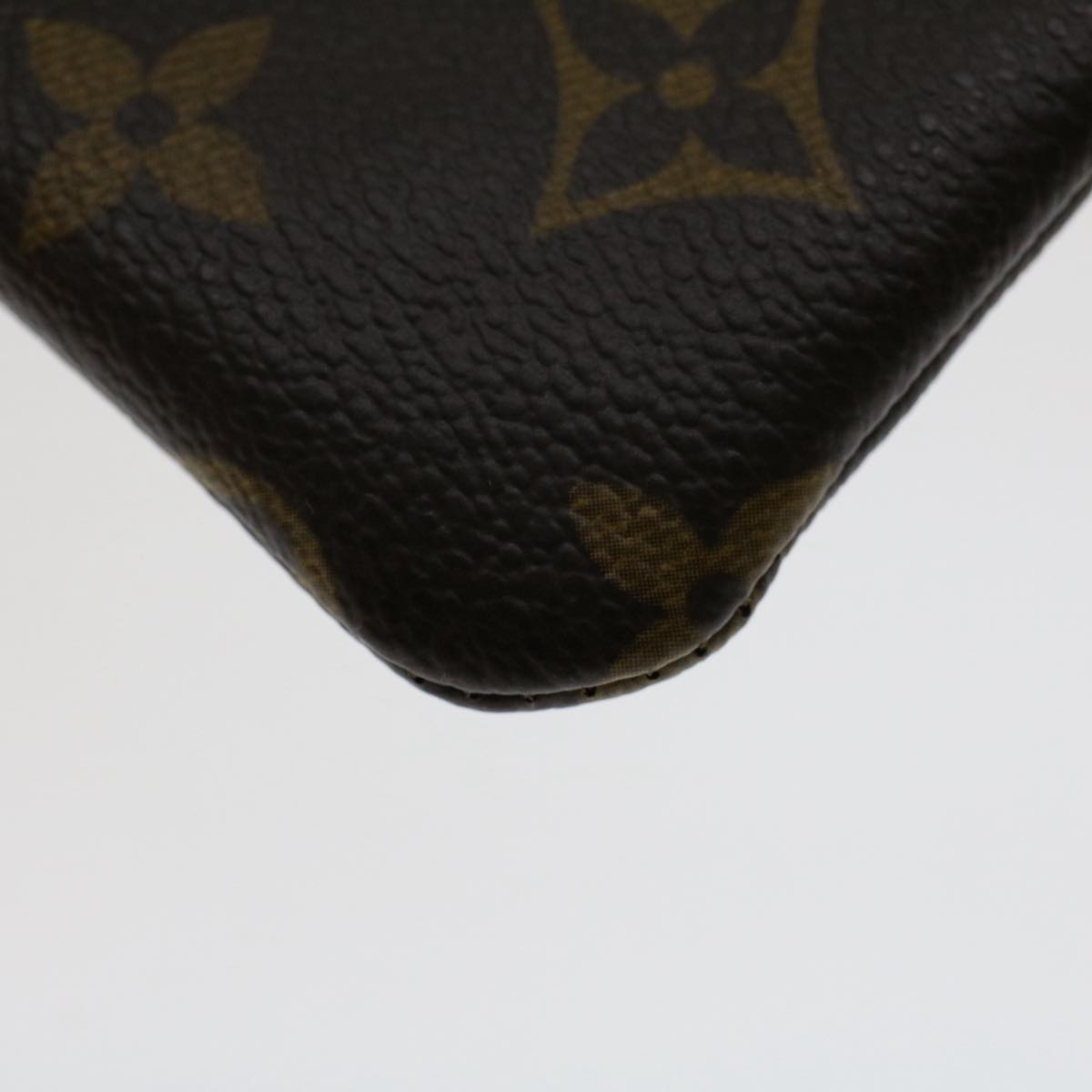 LOUIS VUITTON Monogram Pochette Cles Coin Purse M62650 LV Auth am4882