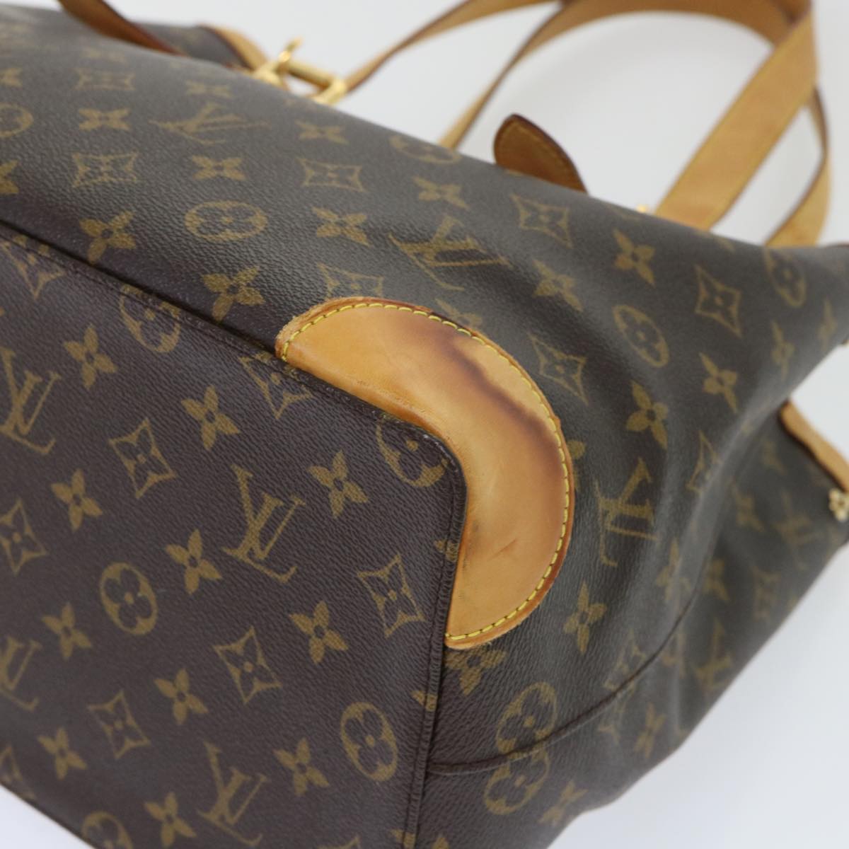 LOUIS VUITTON Monogram Hampstead MM Hand Bag M51167 LV Auth am4897