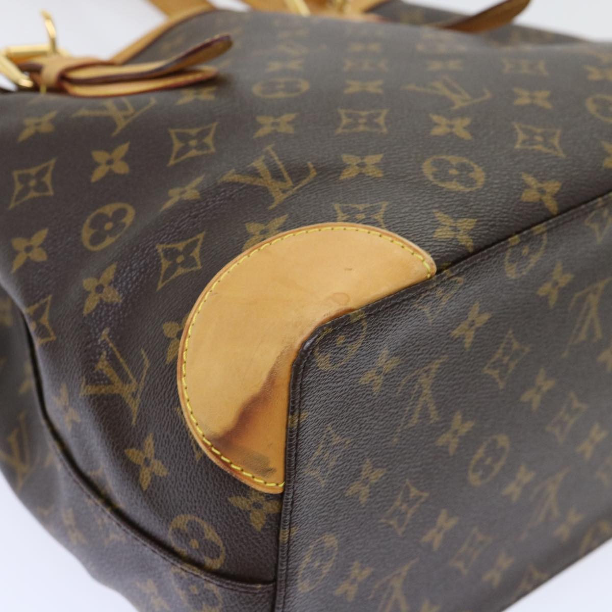 LOUIS VUITTON Monogram Hampstead MM Hand Bag M51167 LV Auth am4897