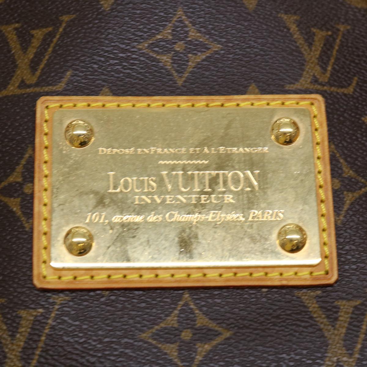 LOUIS VUITTON Monogram Hampstead MM Hand Bag M51167 LV Auth am4897