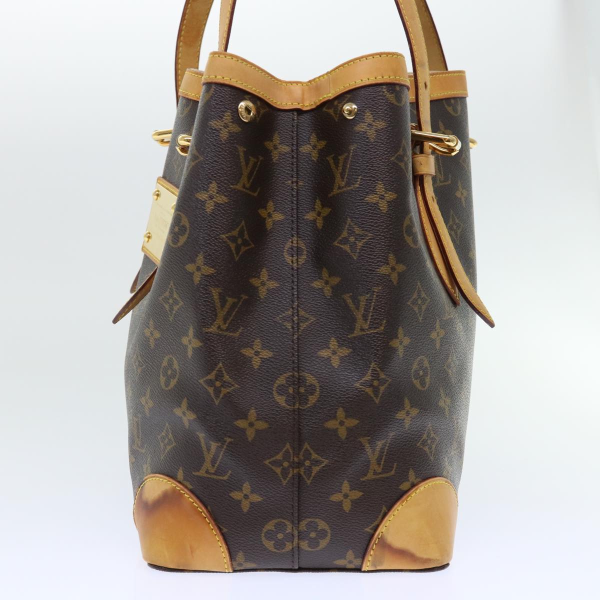 LOUIS VUITTON Monogram Hampstead MM Hand Bag M51167 LV Auth am4897