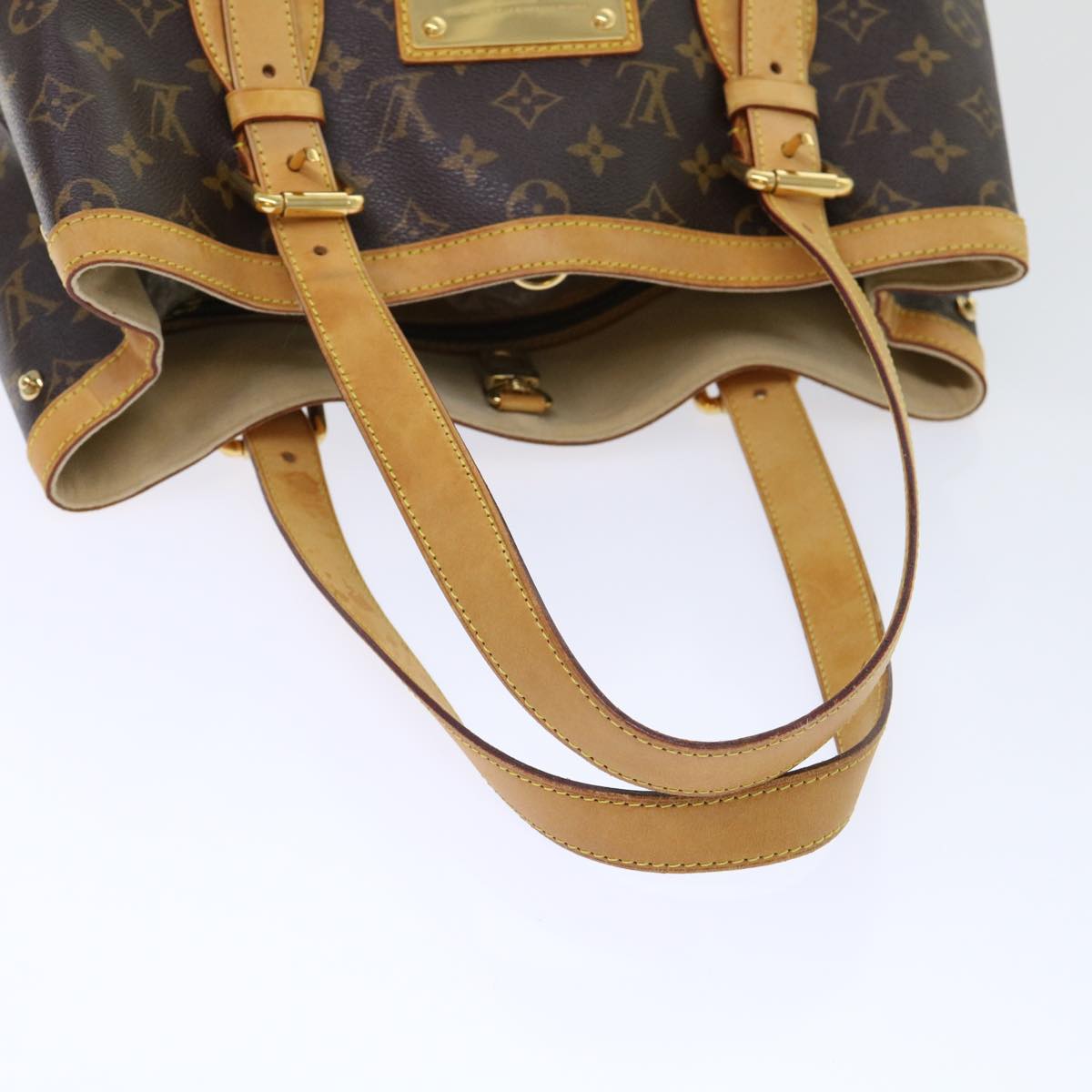 LOUIS VUITTON Monogram Hampstead MM Hand Bag M51167 LV Auth am4897