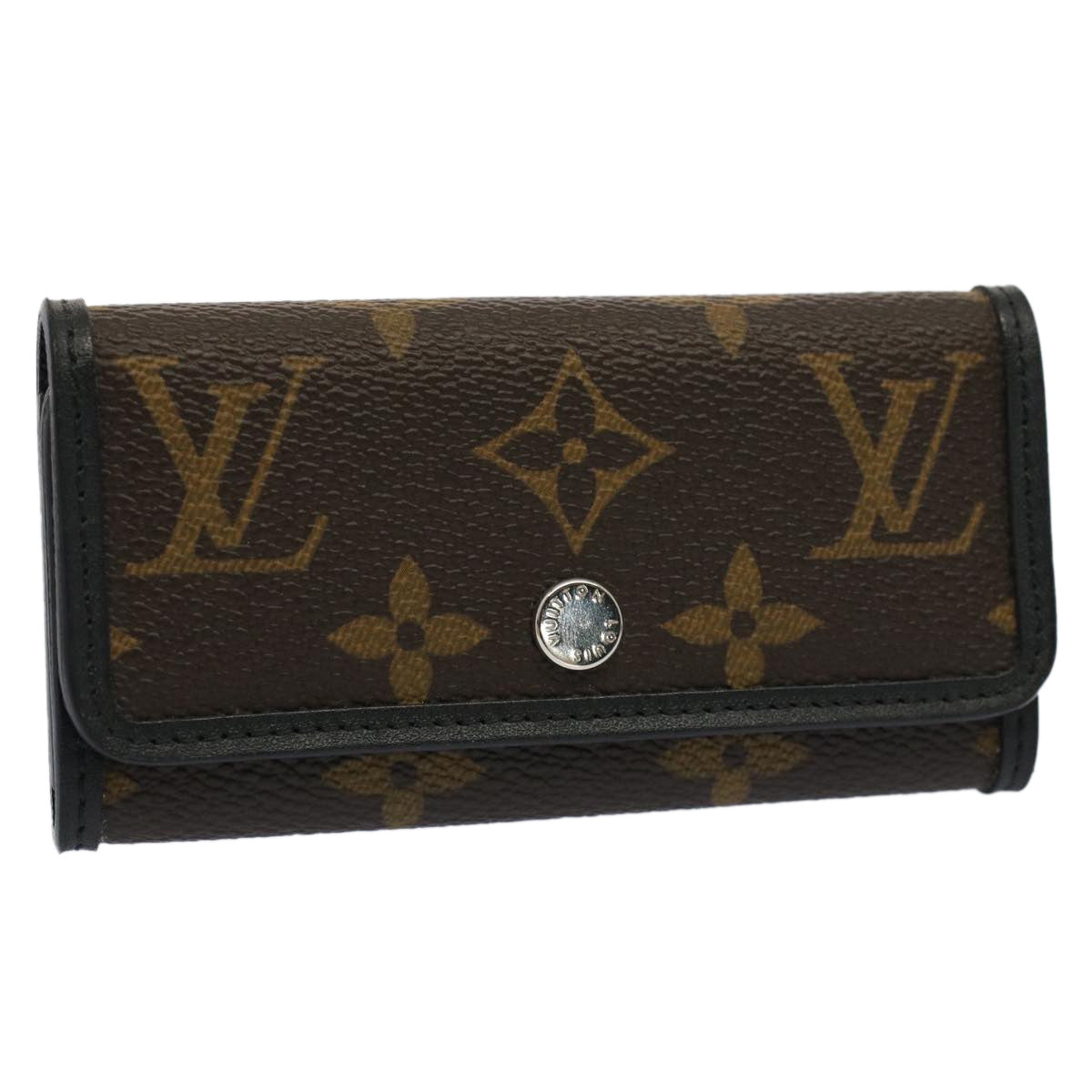 LOUIS VUITTON Monogram Macassar Multicles 6 Key Case M60165 LV Auth am4917