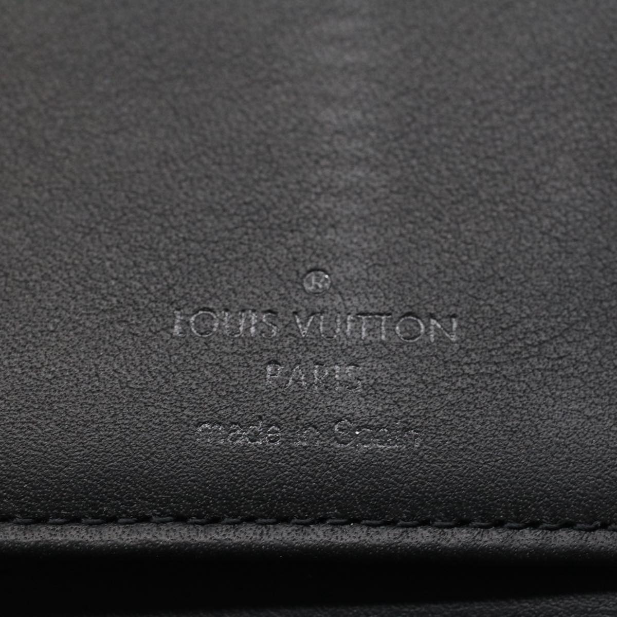 LOUIS VUITTON Monogram Shadow Zippy Wallet Vertical Black M62902 LV Auth am4919