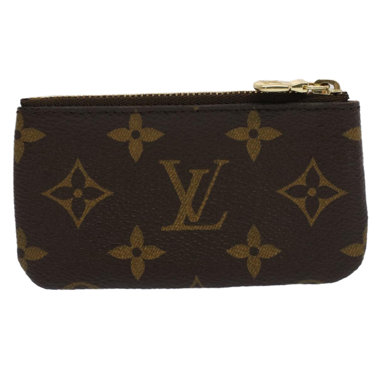 LOUIS VUITTON Monogram Pochette Cles Coin Purse M62650 LV Auth am4950