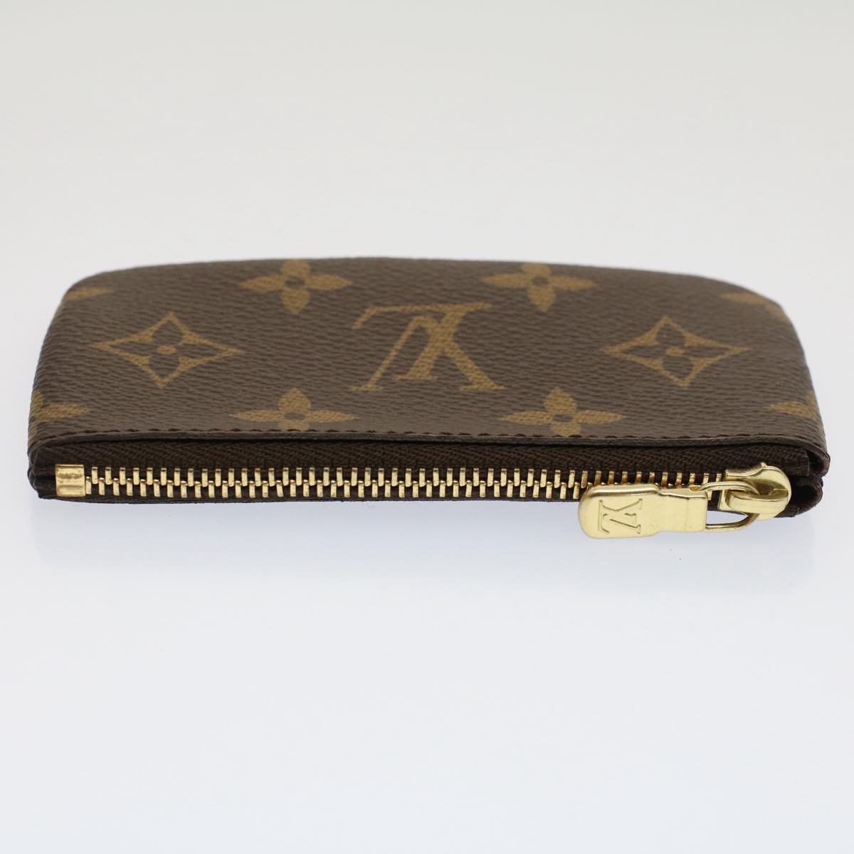 LOUIS VUITTON Monogram Pochette Cles Coin Purse M62650 LV Auth am4950