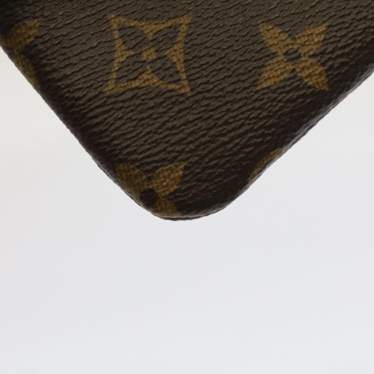 LOUIS VUITTON Monogram Pochette Cles Coin Purse M62650 LV Auth am4950