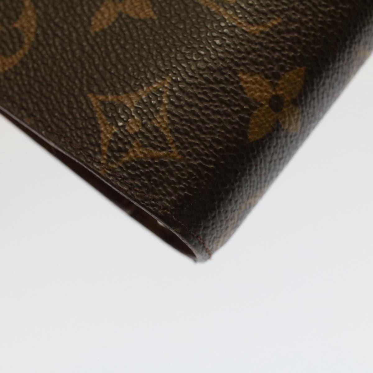 LOUIS VUITTON Monogram Agenda MM Day Planner Cover R20105 LV Auth am4973