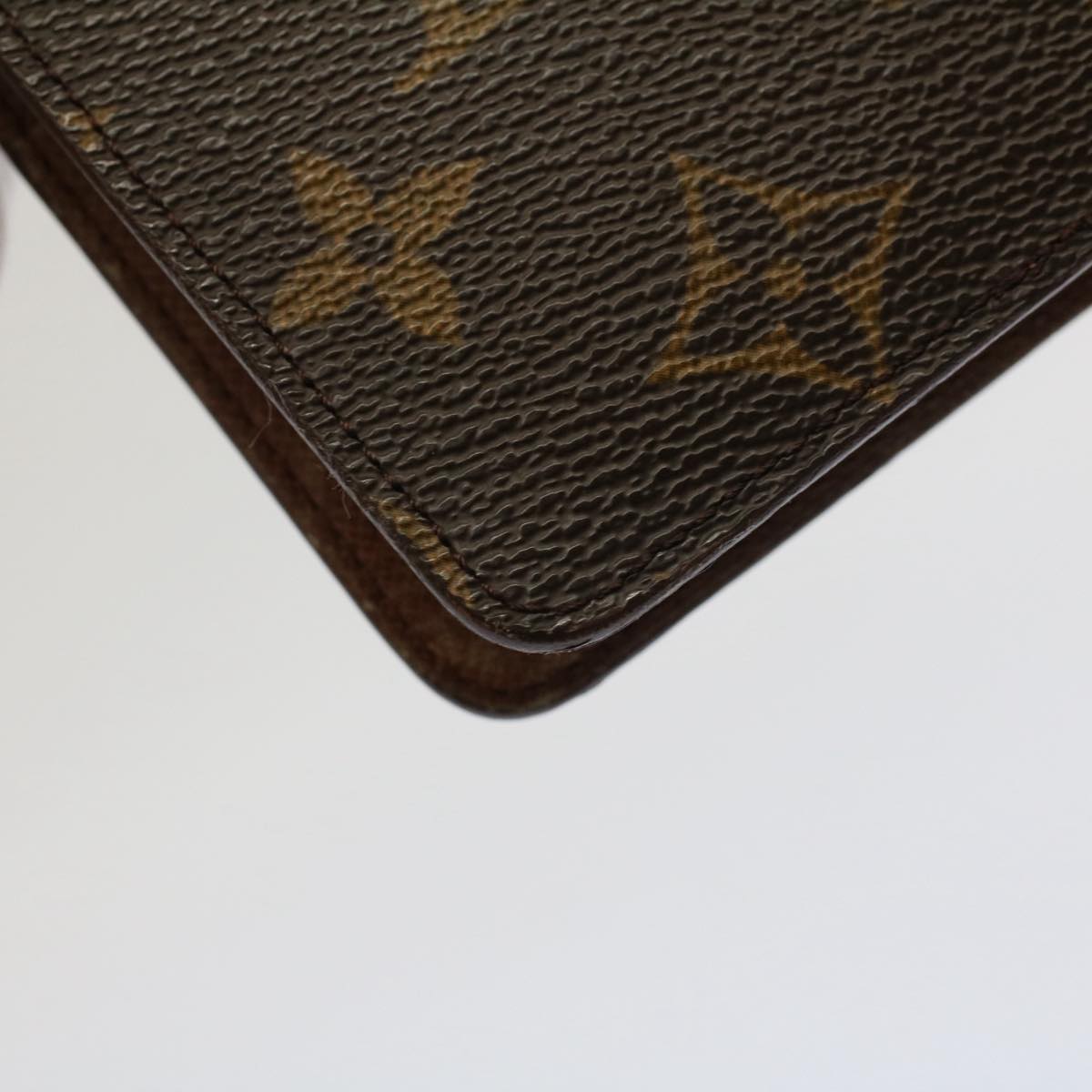 LOUIS VUITTON Monogram Agenda MM Day Planner Cover R20105 LV Auth am4973