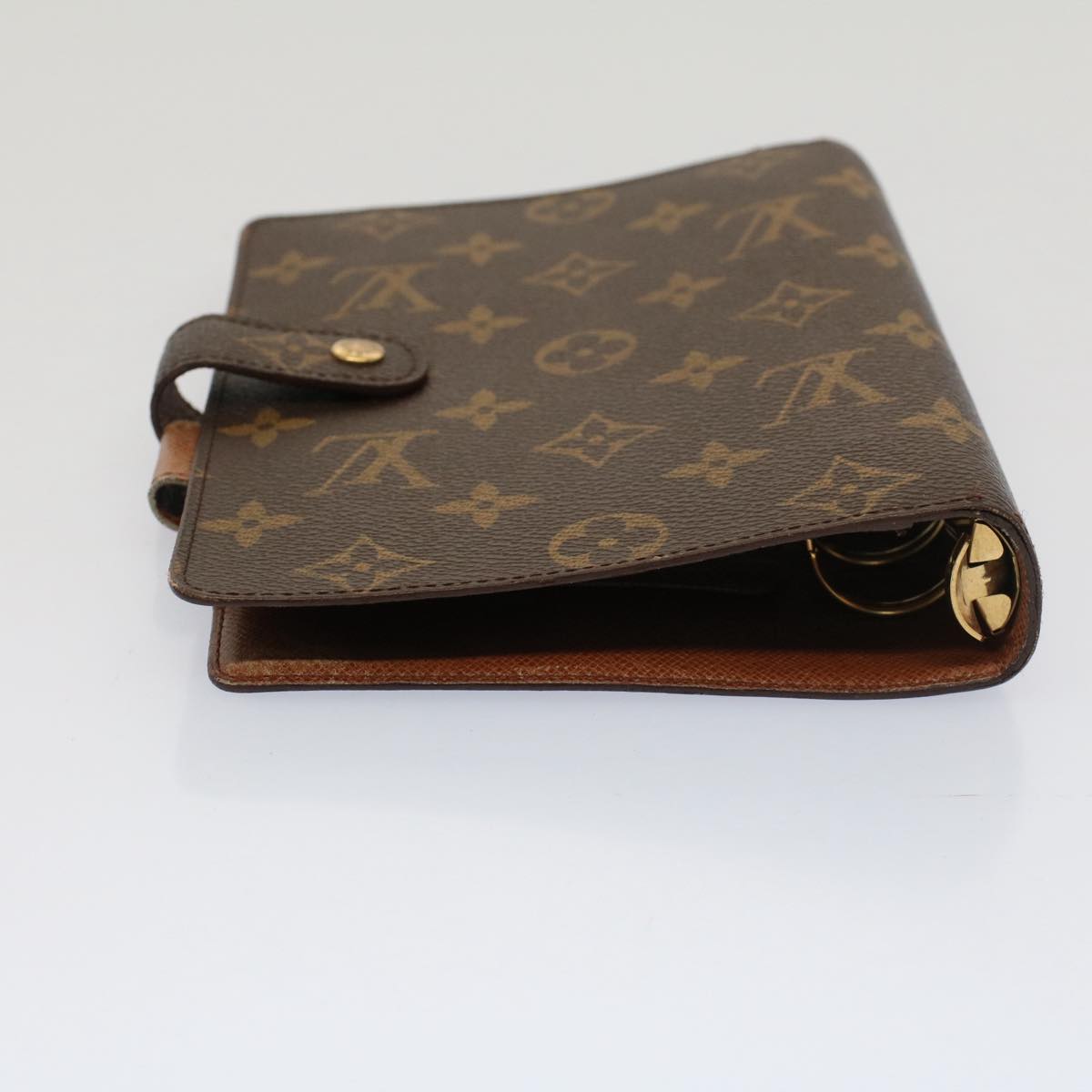 LOUIS VUITTON Monogram Agenda MM Day Planner Cover R20105 LV Auth am4973