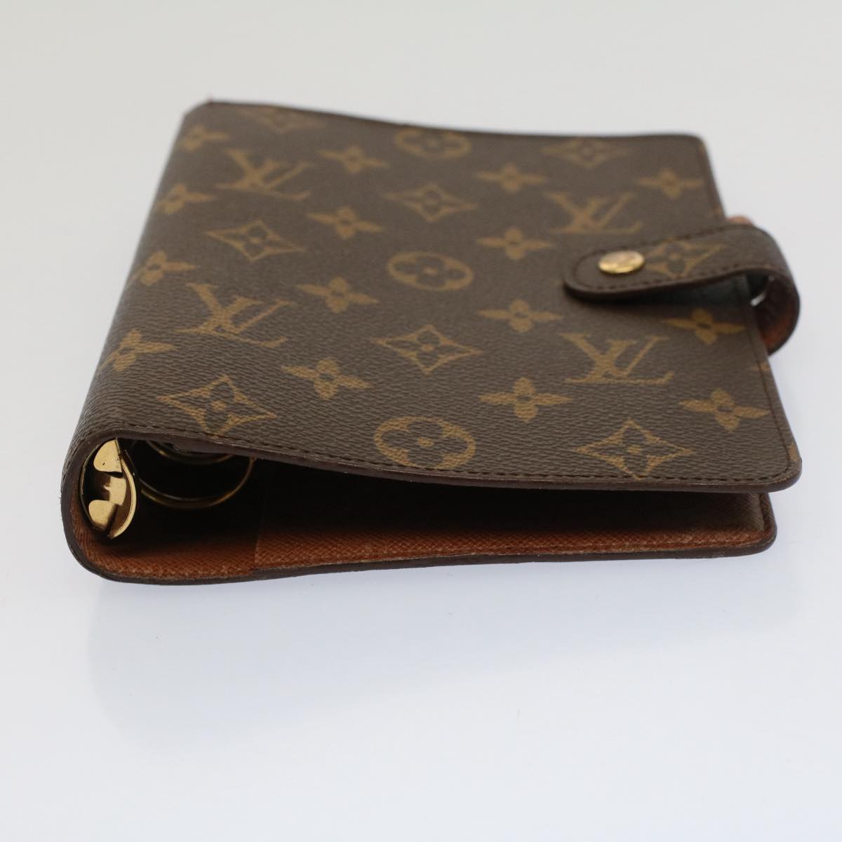 LOUIS VUITTON Monogram Agenda MM Day Planner Cover R20105 LV Auth am4973