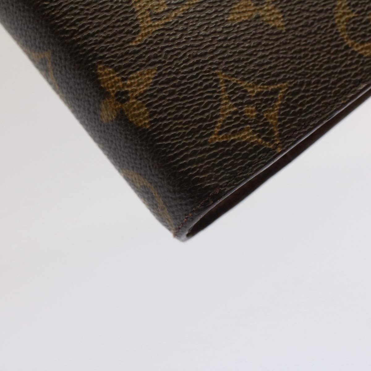 LOUIS VUITTON Monogram Agenda MM Day Planner Cover R20105 LV Auth am4973