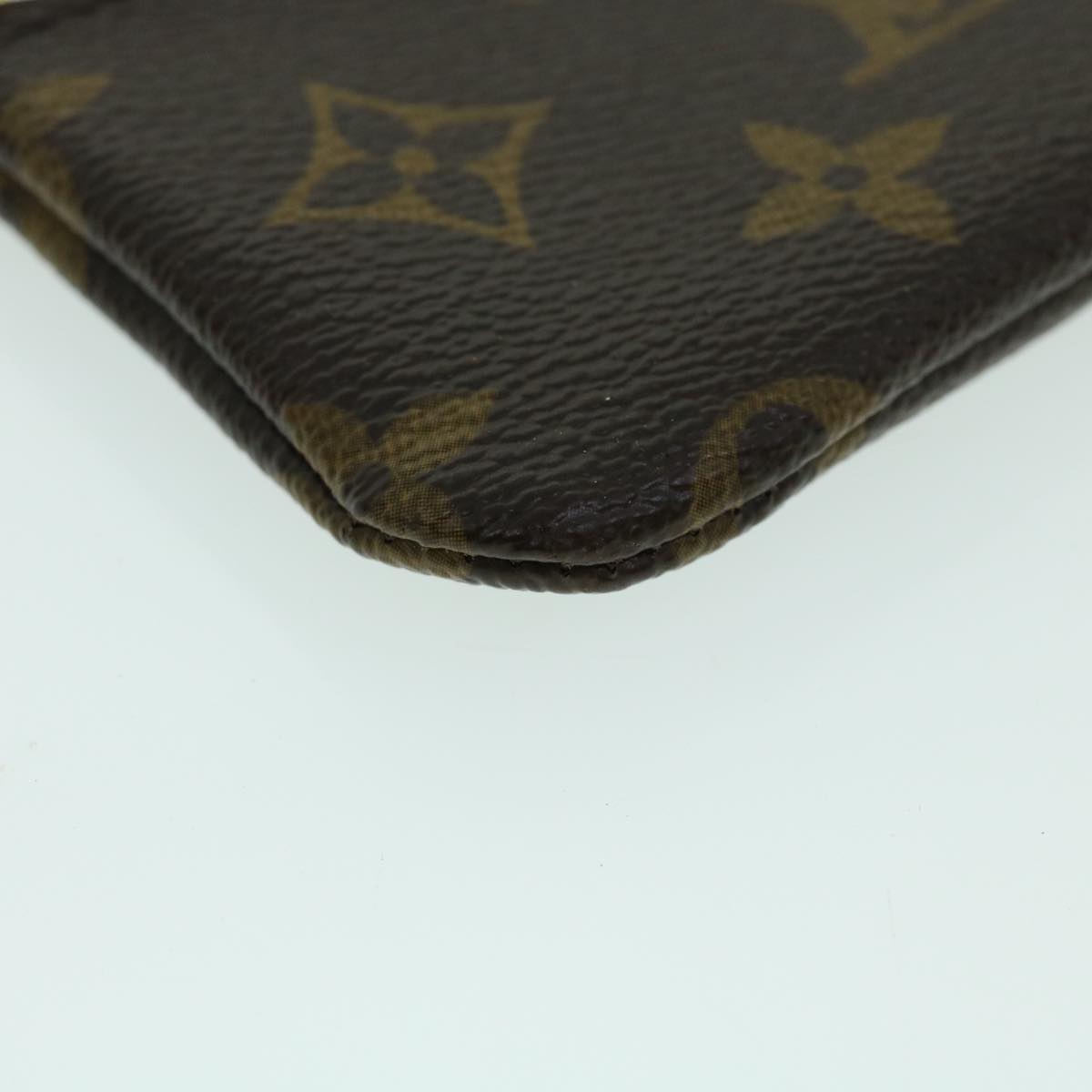 LOUIS VUITTON Monogram Pochette Cles Coin Purse M62650 LV Auth am4995