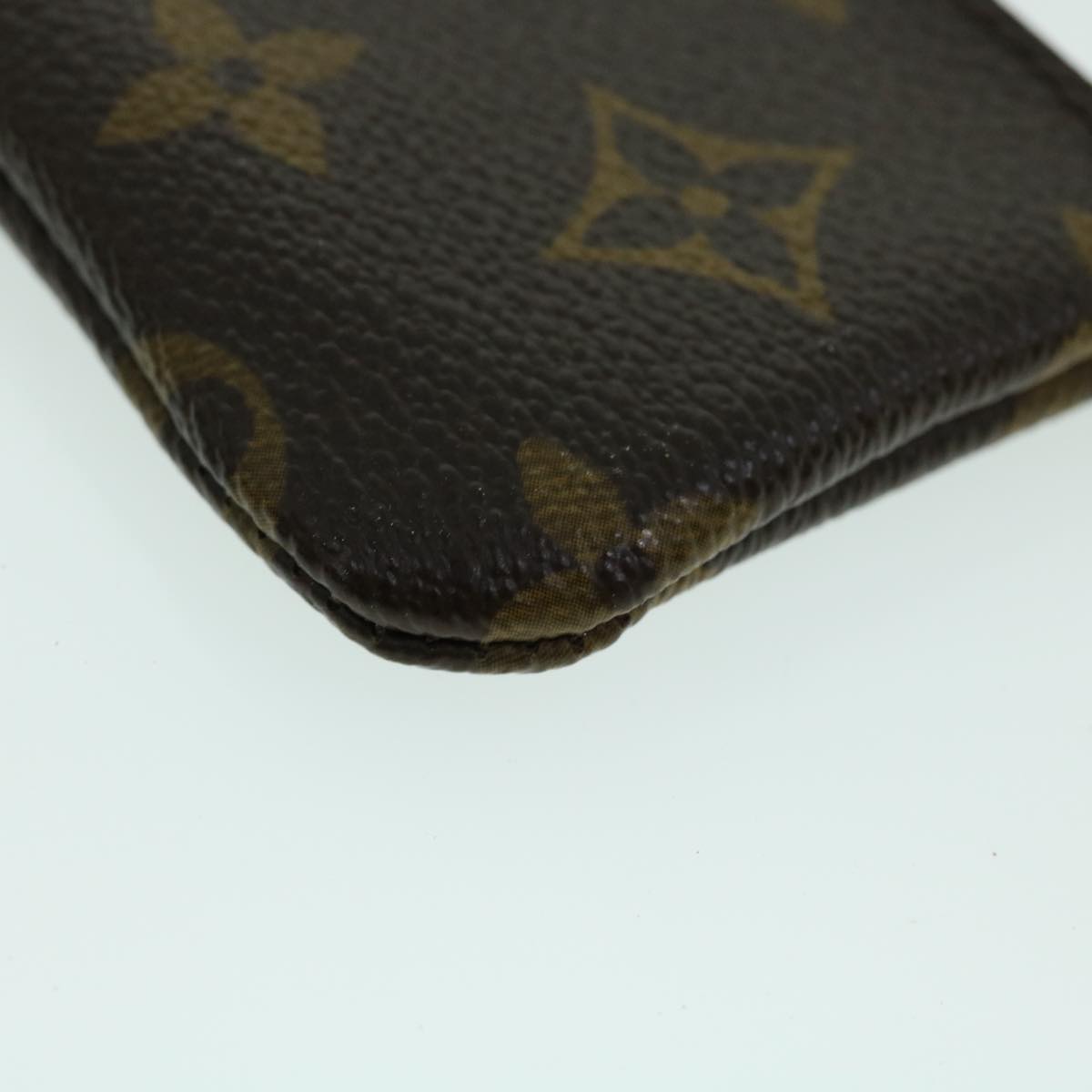 LOUIS VUITTON Monogram Pochette Cles Coin Purse M62650 LV Auth am4995