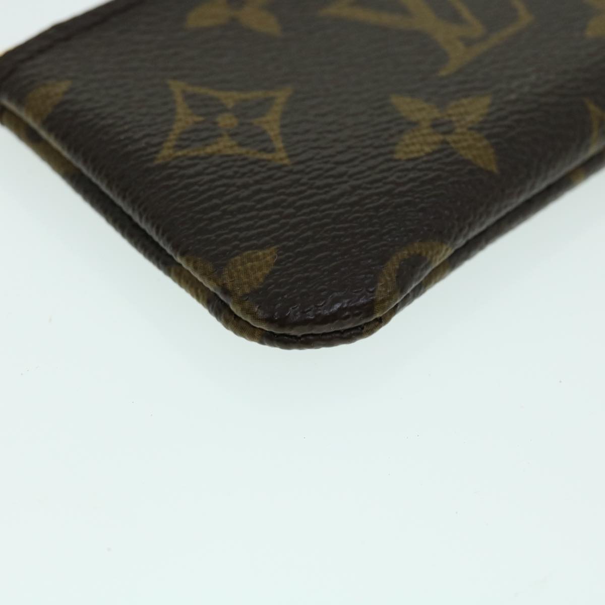 LOUIS VUITTON Monogram Pochette Cles Coin Purse M62650 LV Auth am4995