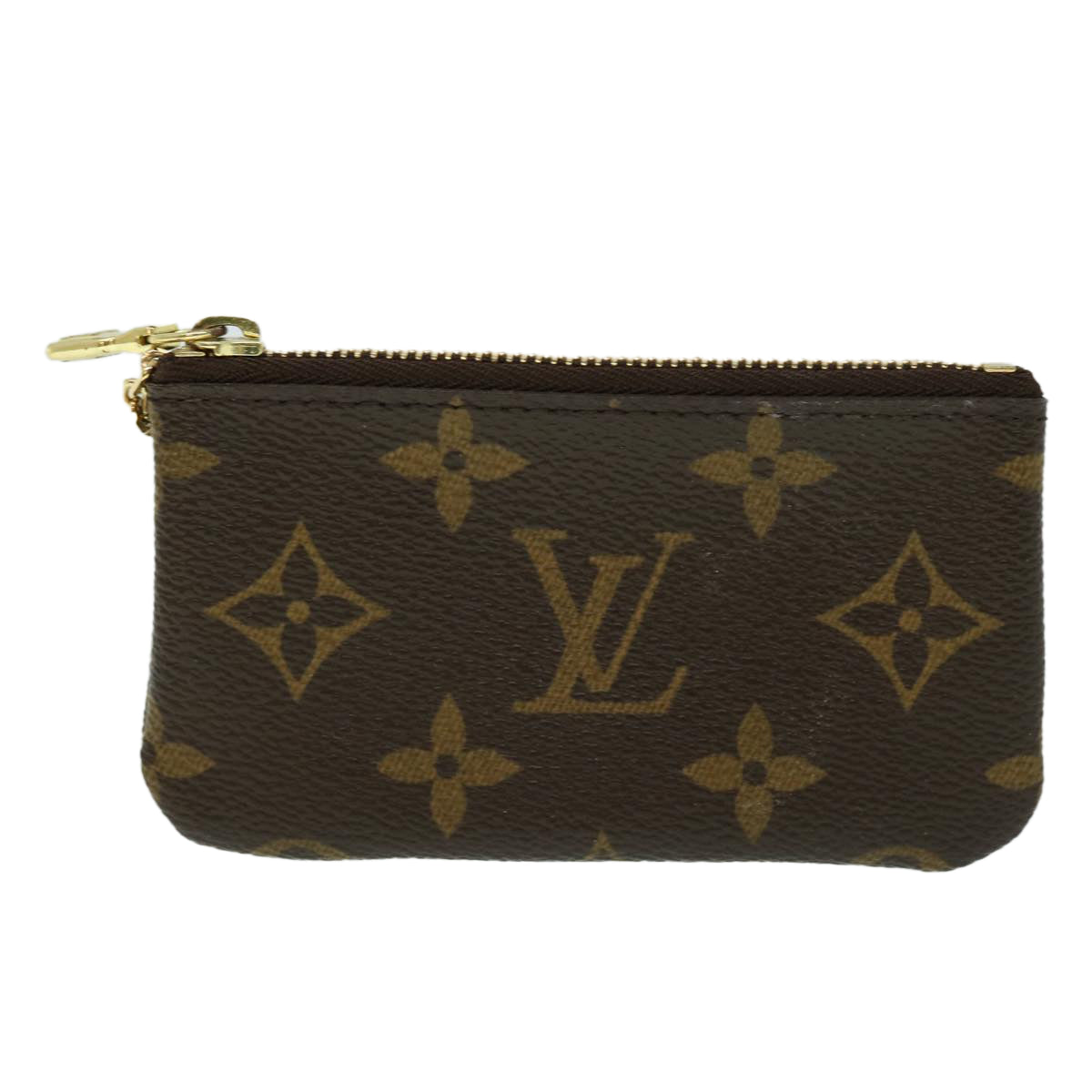 LOUIS VUITTON Monogram Pochette Cles Coin Purse M62650 LV Auth am4995