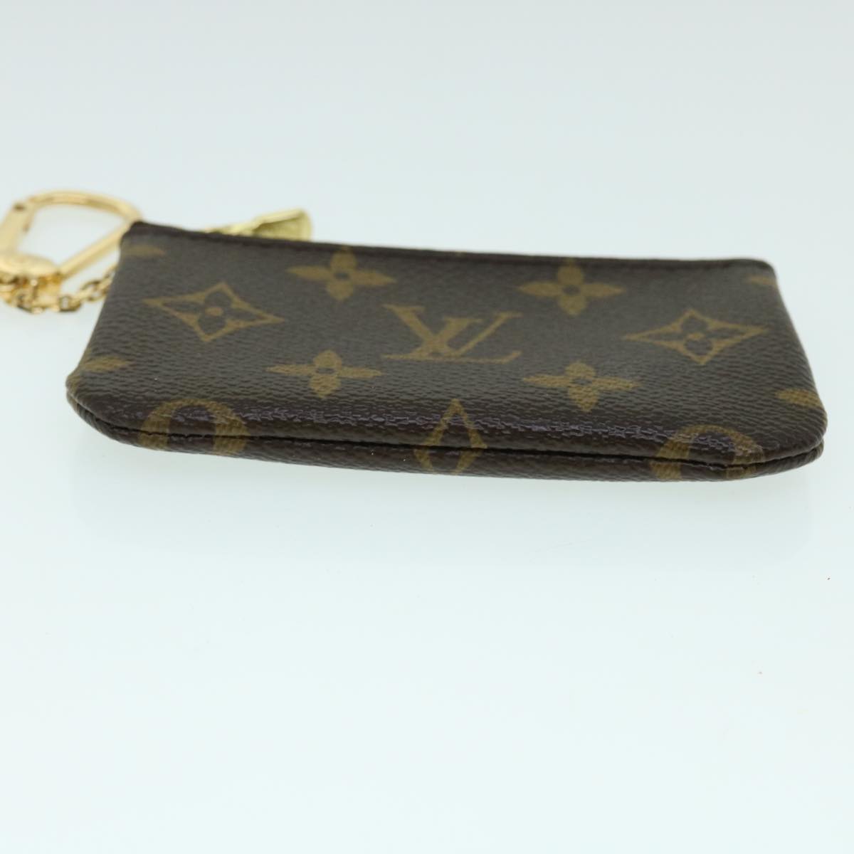 LOUIS VUITTON Monogram Pochette Cles Coin Purse M62650 LV Auth am4995