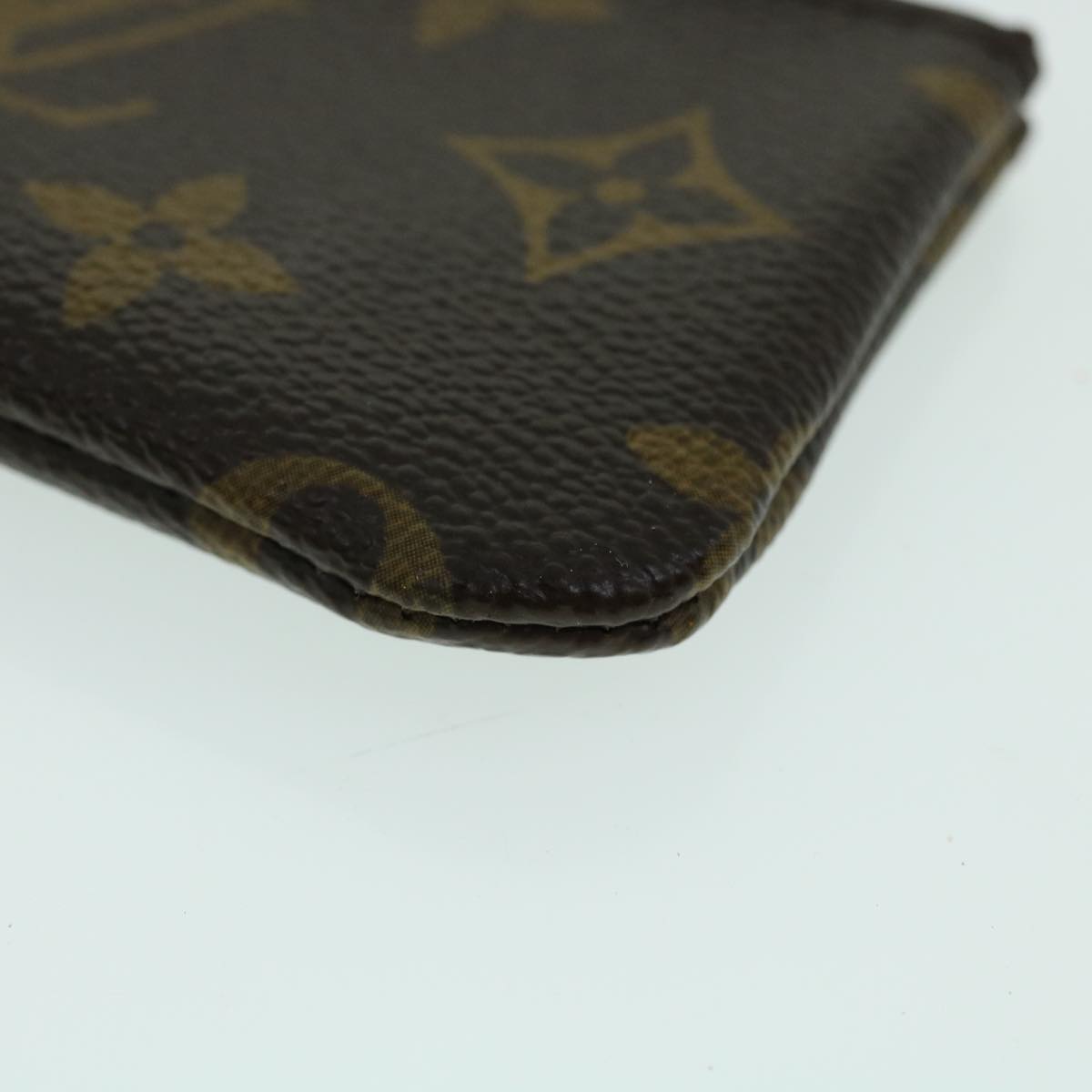 LOUIS VUITTON Monogram Pochette Cles Coin Purse M62650 LV Auth am4995