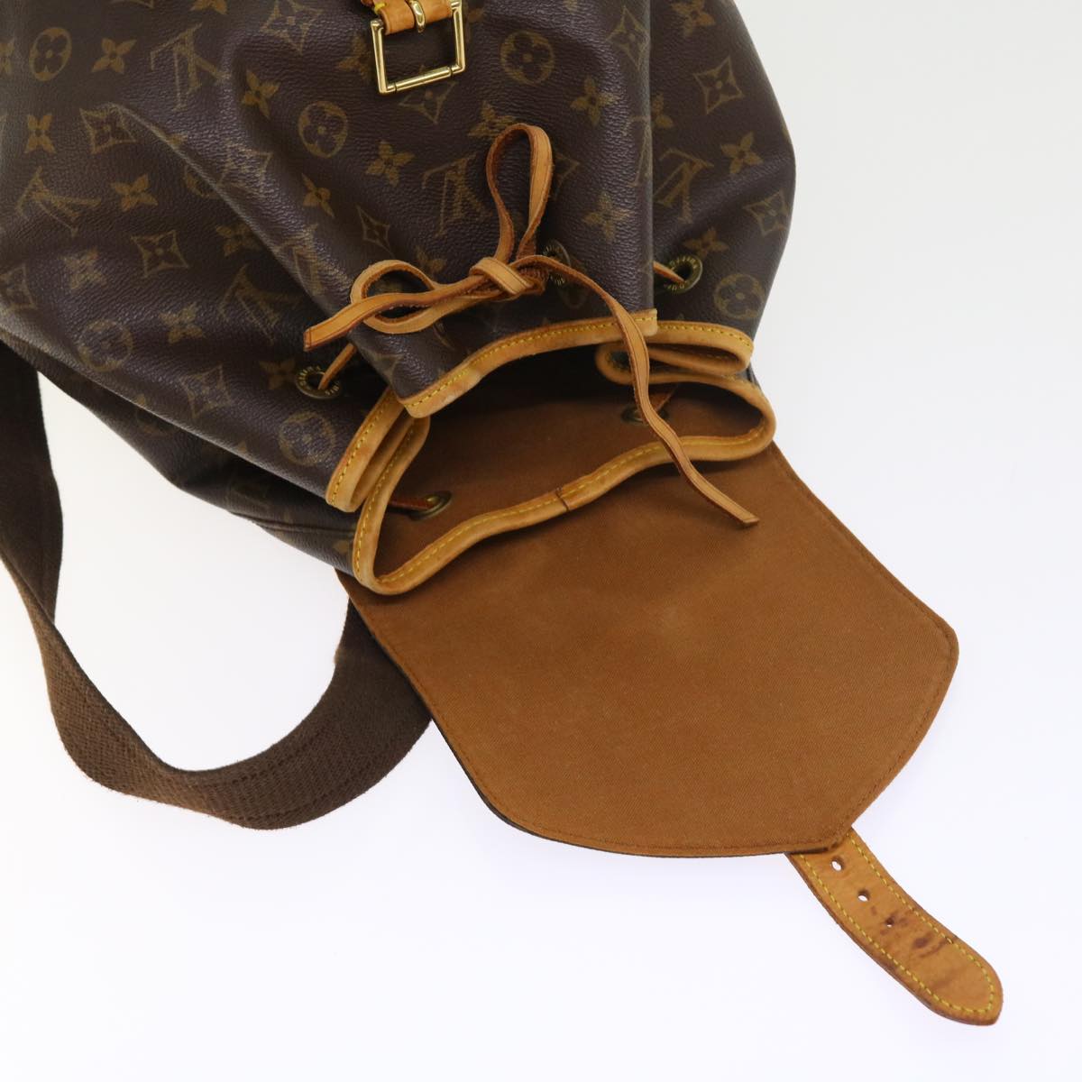 LOUIS VUITTON Monogram Montsouris GM Backpack M51135 LV Auth am5007