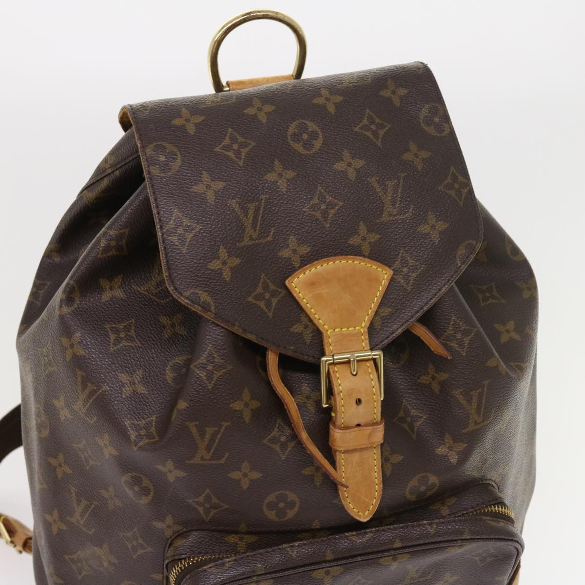 LOUIS VUITTON Monogram Montsouris GM Backpack M51135 LV Auth am5007