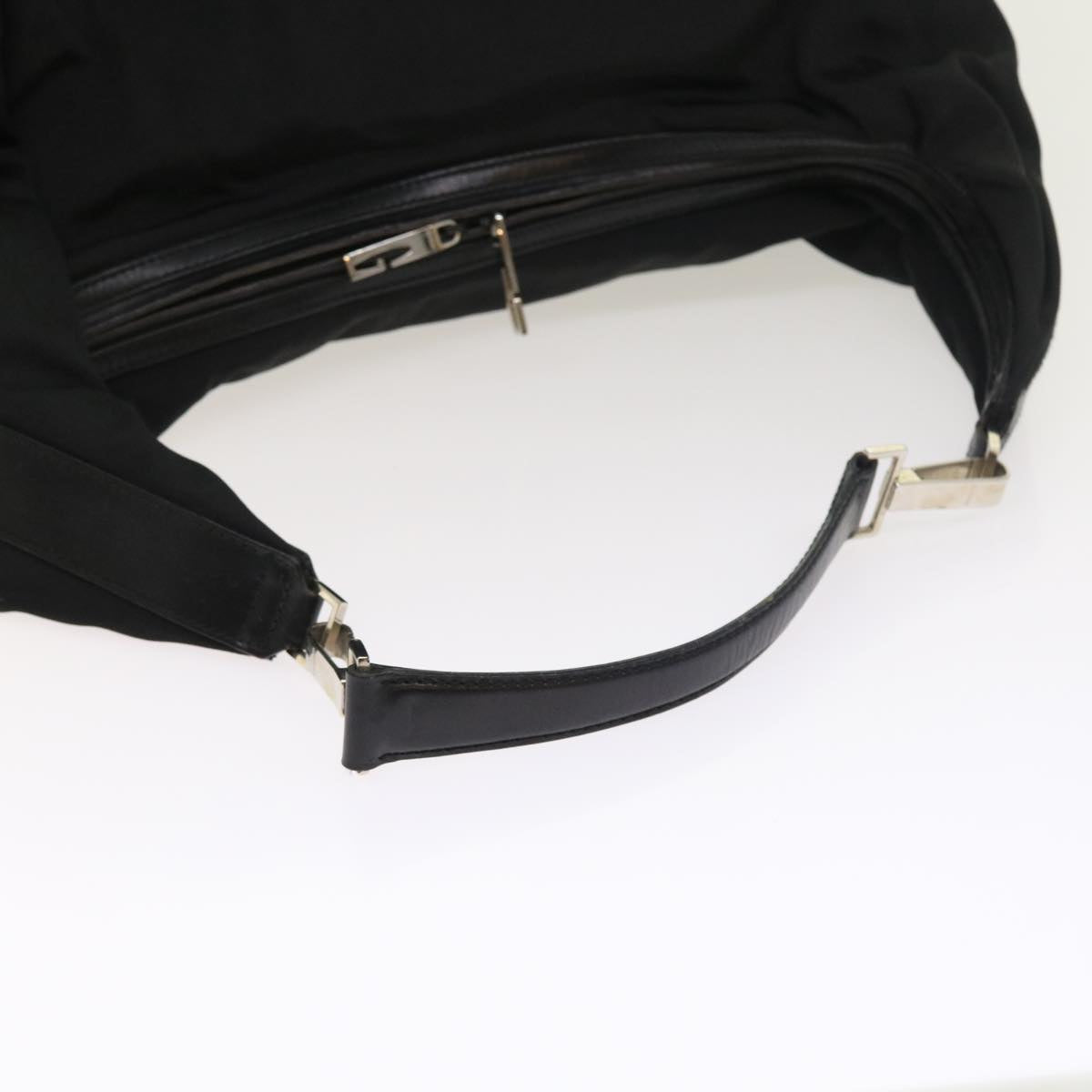 GUCCI Shoulder Bag Nylon Black Auth am5013