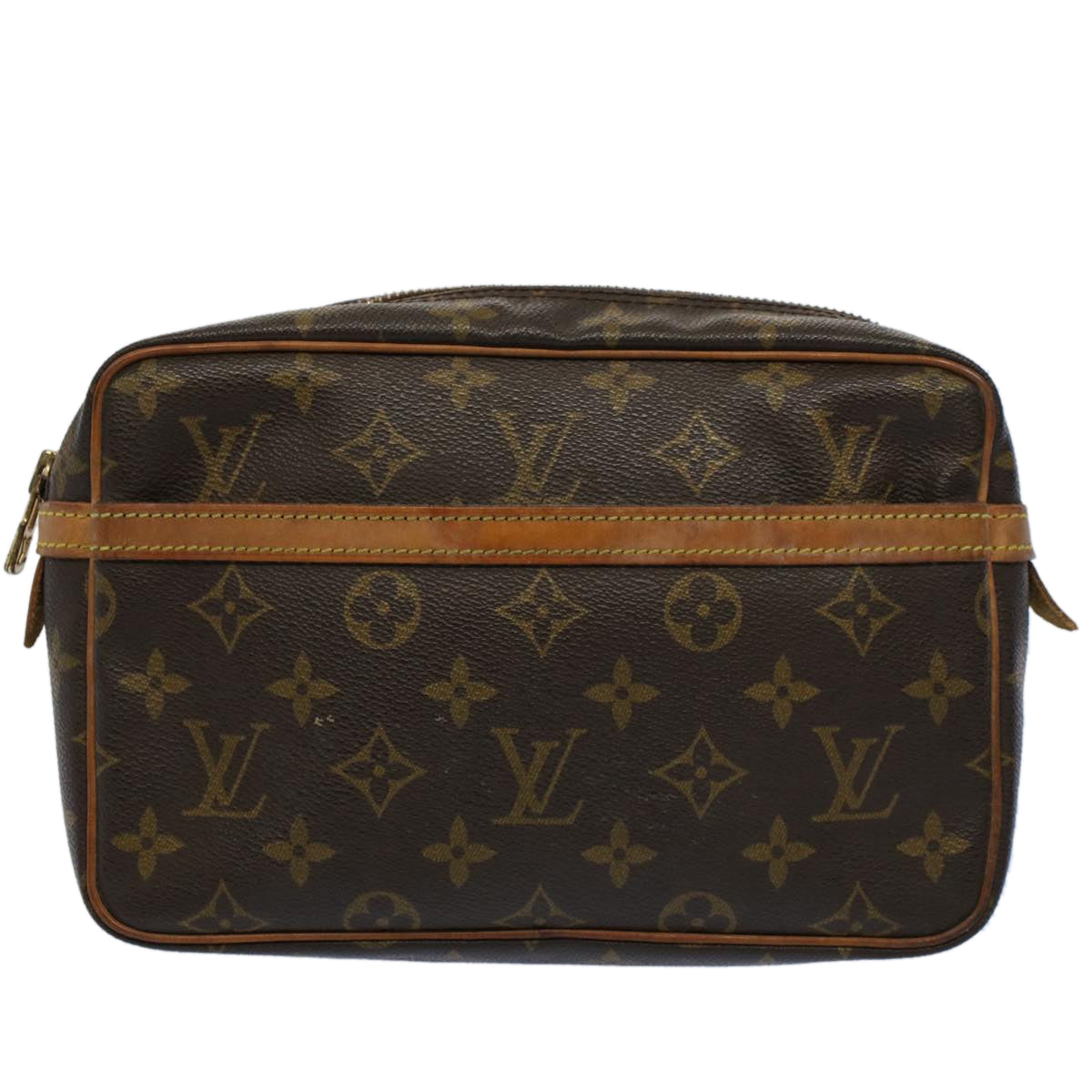 LOUIS VUITTON Monogram Compiegne 23 Clutch Bag M51847 LV Auth am5056