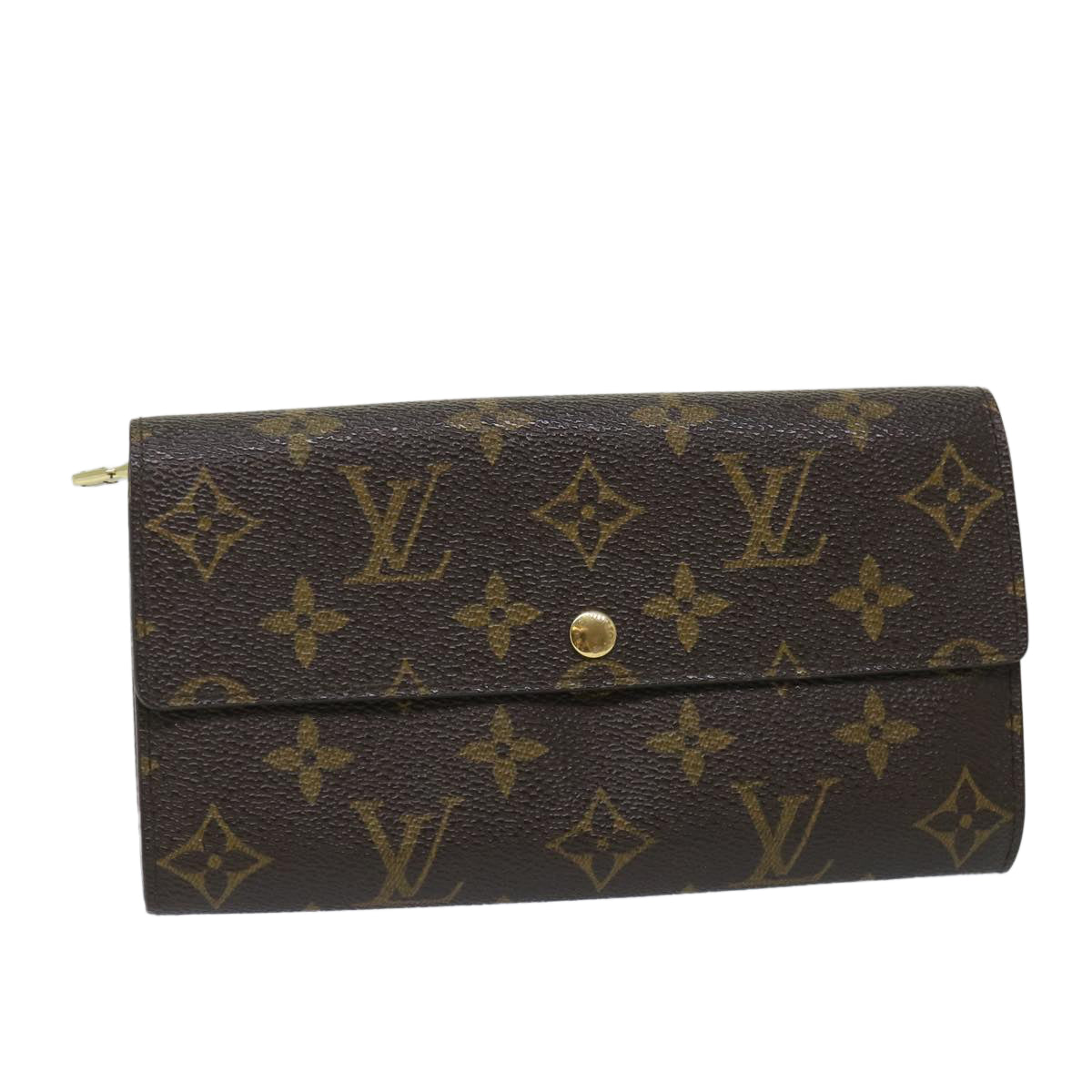 LOUIS VUITTON Monogram Pochette Porte Monnaie Credit Wallet M61725 Auth am5101