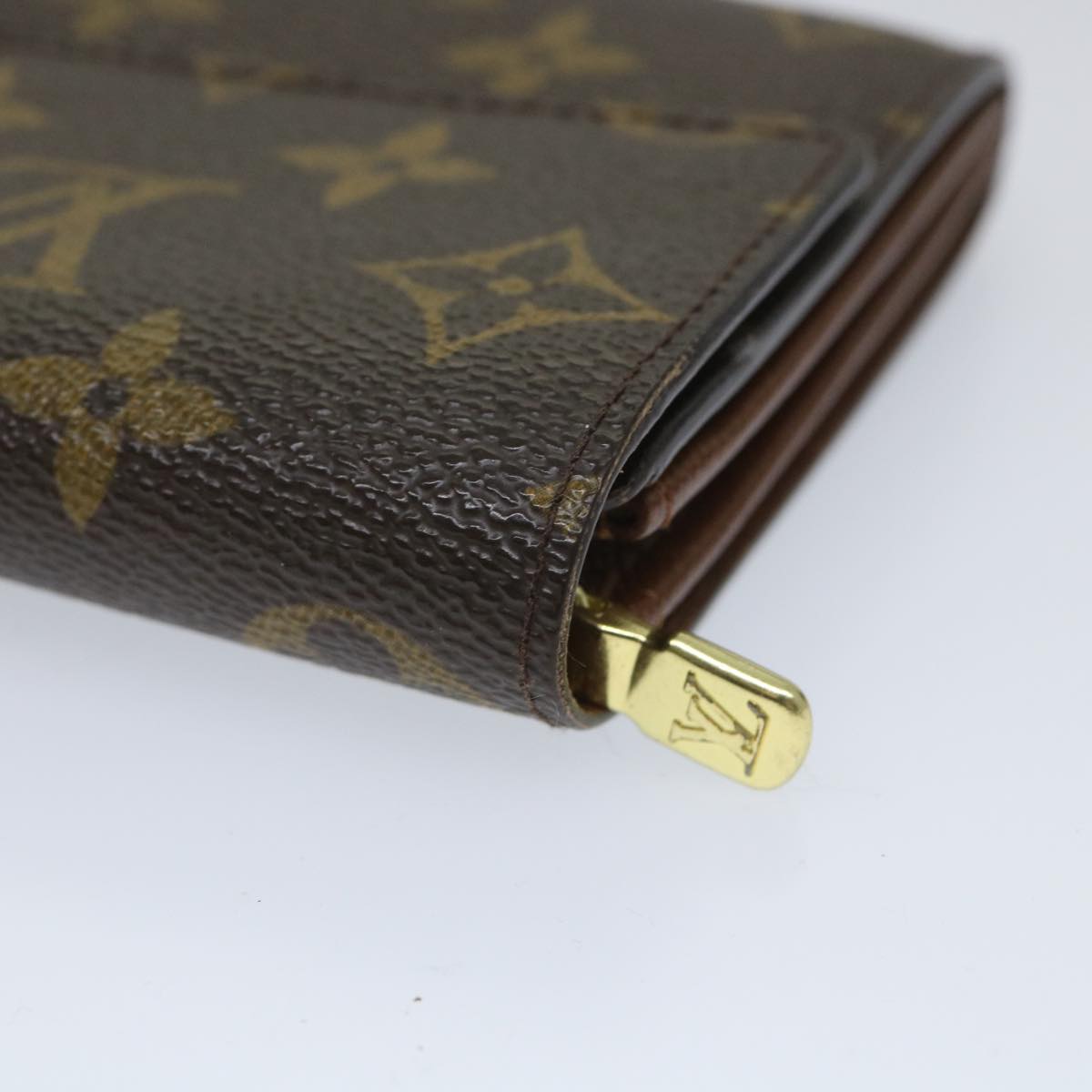 LOUIS VUITTON Monogram Pochette Porte Monnaie Credit Wallet M61725 Auth am5101