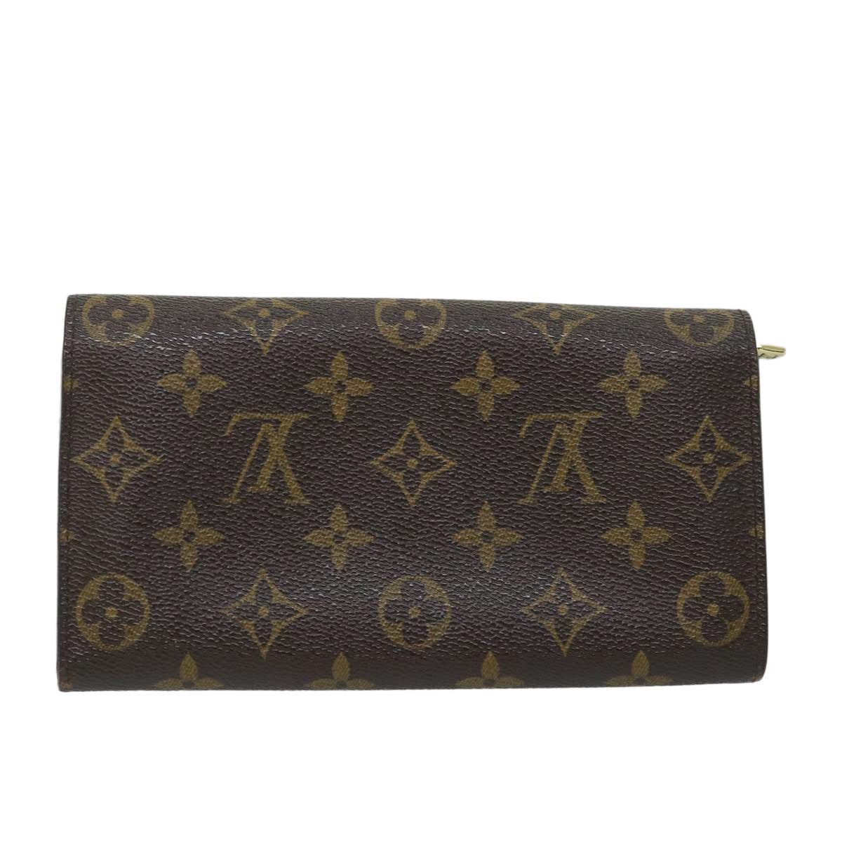 LOUIS VUITTON Monogram Pochette Porte Monnaie Credit Wallet M61725 Auth am5101