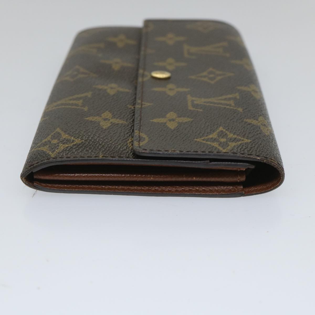 LOUIS VUITTON Monogram Pochette Porte Monnaie Credit Wallet M61725 Auth am5101