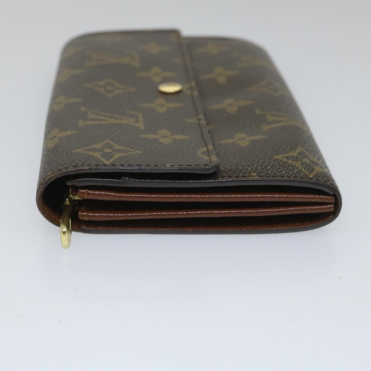 LOUIS VUITTON Monogram Pochette Porte Monnaie Credit Wallet M61725 Auth am5101