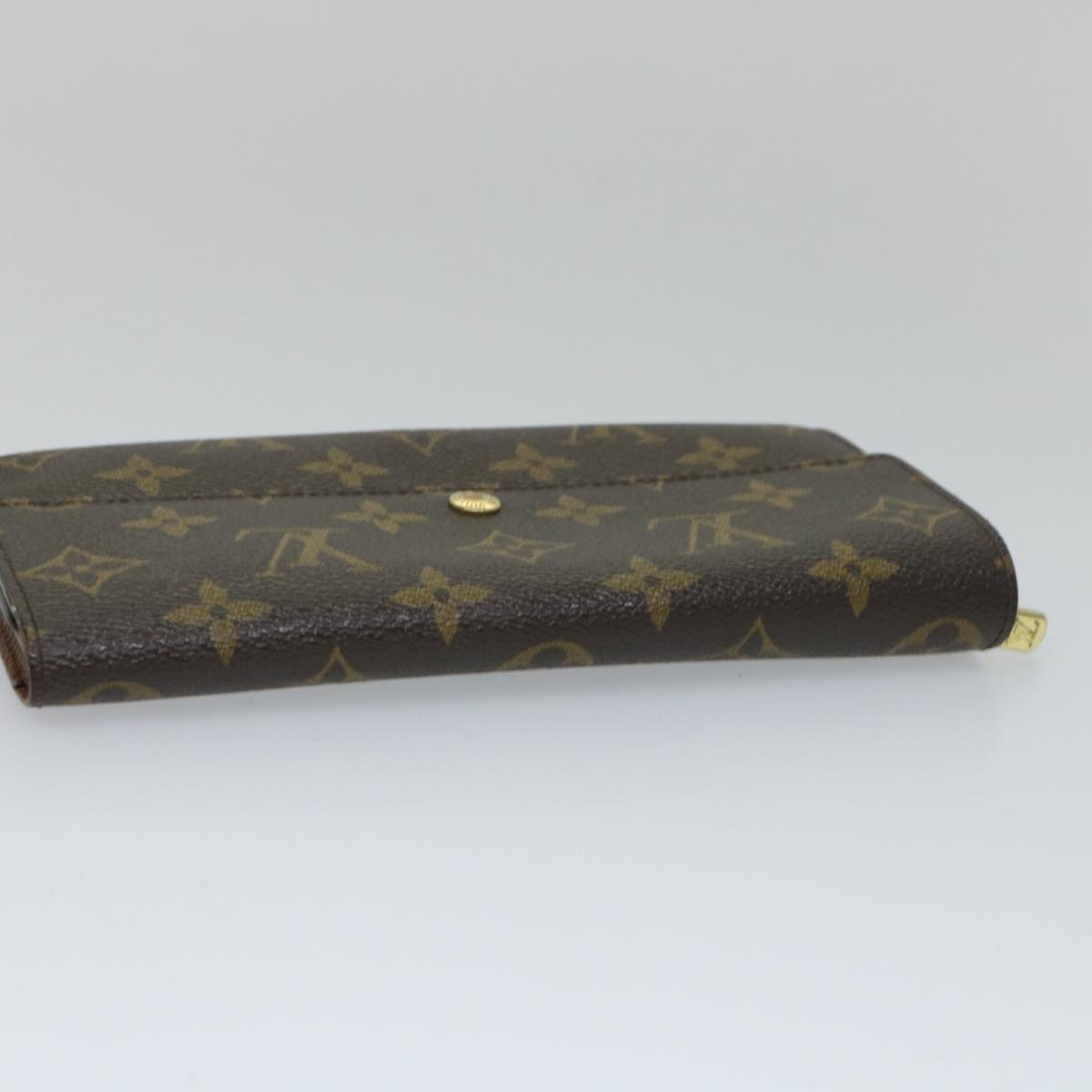 LOUIS VUITTON Monogram Pochette Porte Monnaie Credit Wallet M61725 Auth am5101