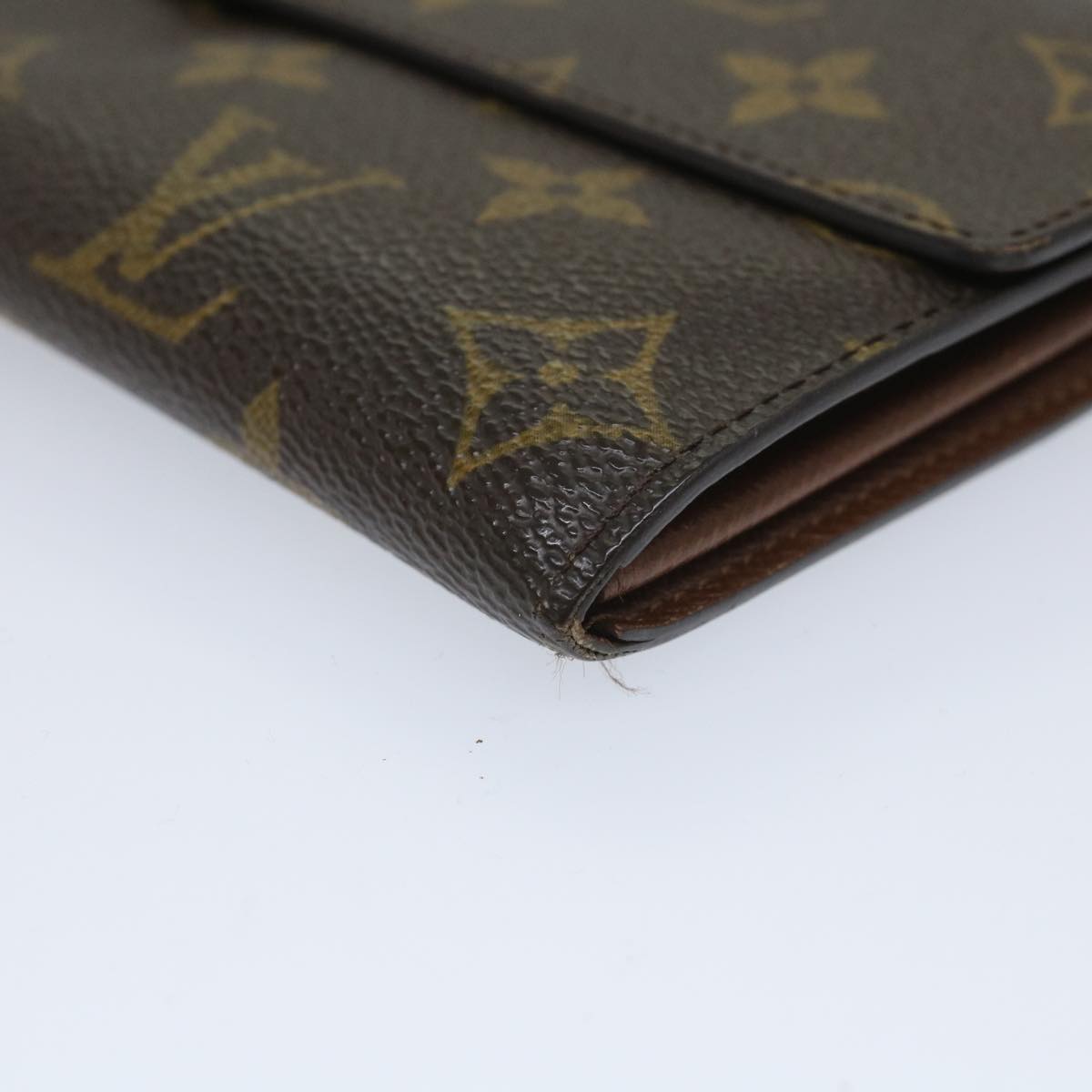 LOUIS VUITTON Monogram Pochette Porte Monnaie Credit Wallet M61725 Auth am5101