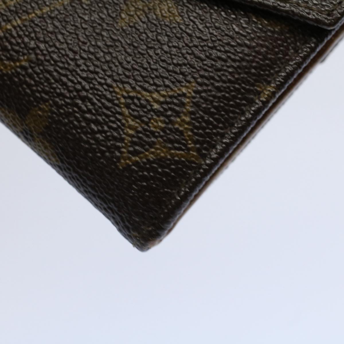 LOUIS VUITTON Monogram Porte Monnaie Bier Cartes Crdit Wallet M61652 Auth am5146